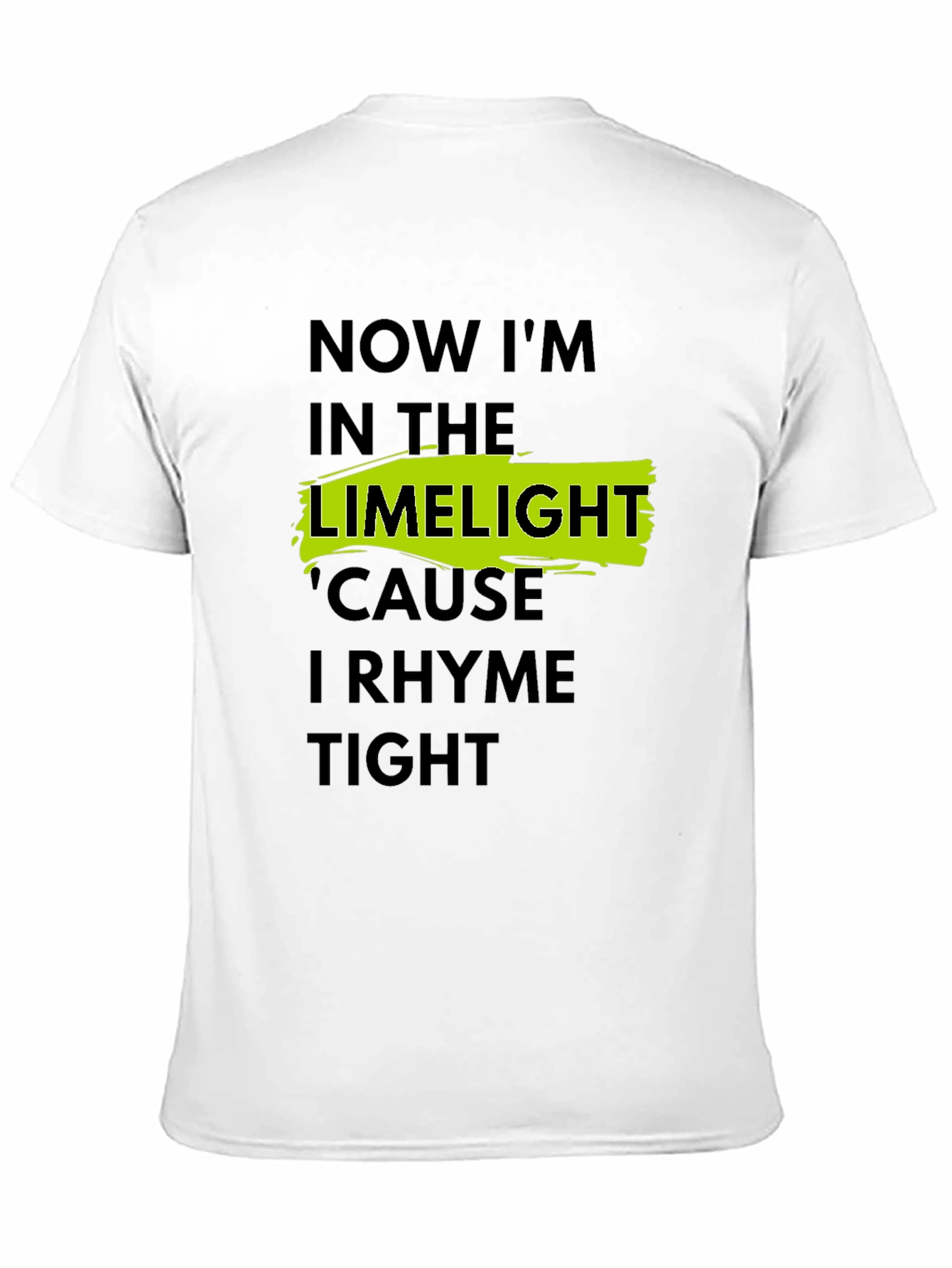 Black LimeLight Rhyme Tight Black T-Shirt view 11