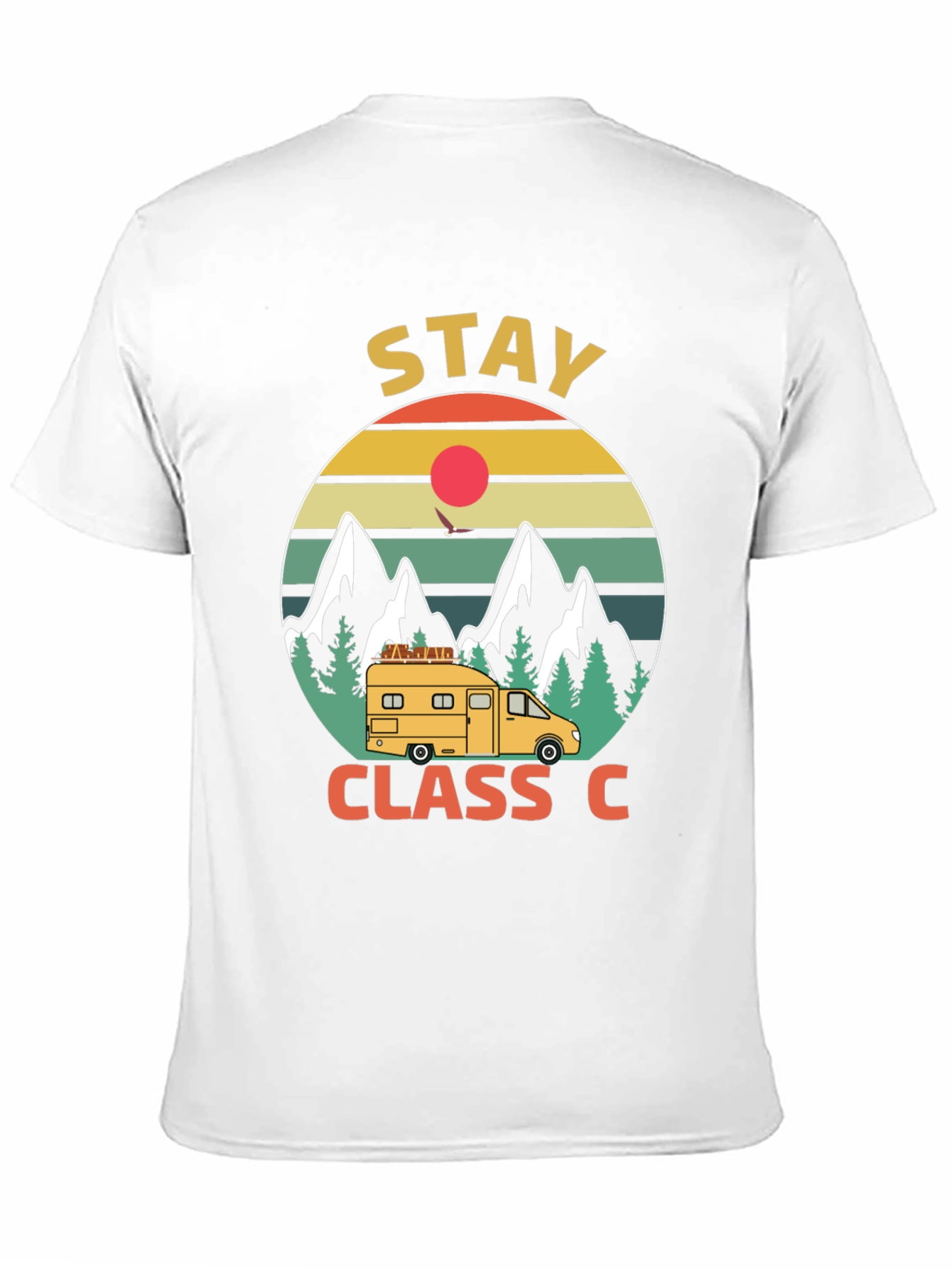 Stay Class C Camping T-Shirt - Mountain Adventure - 11