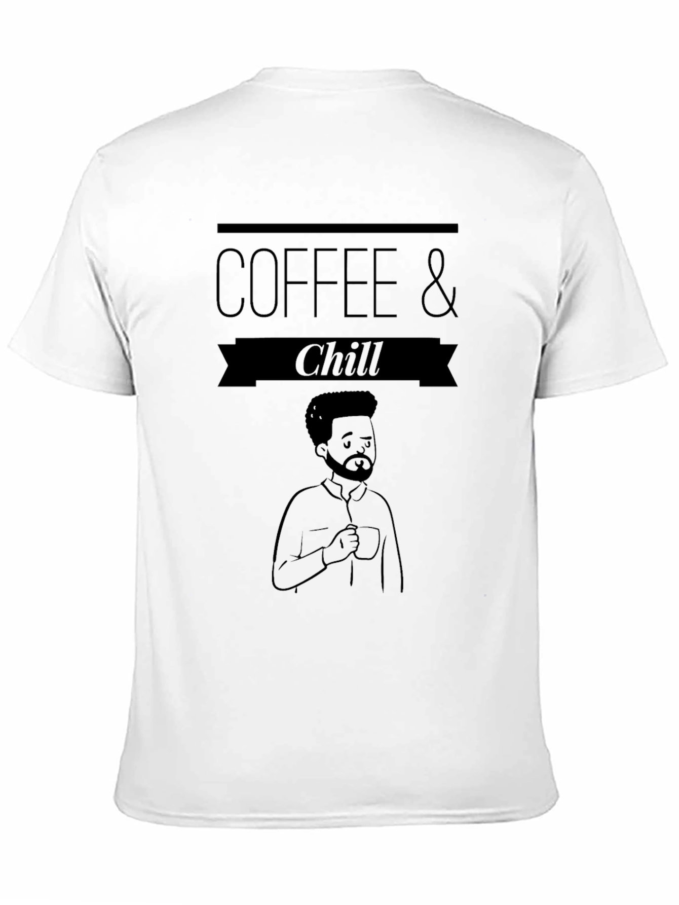 Black Coffee & Chill Graphic Tee - Relaxed Fit view 11