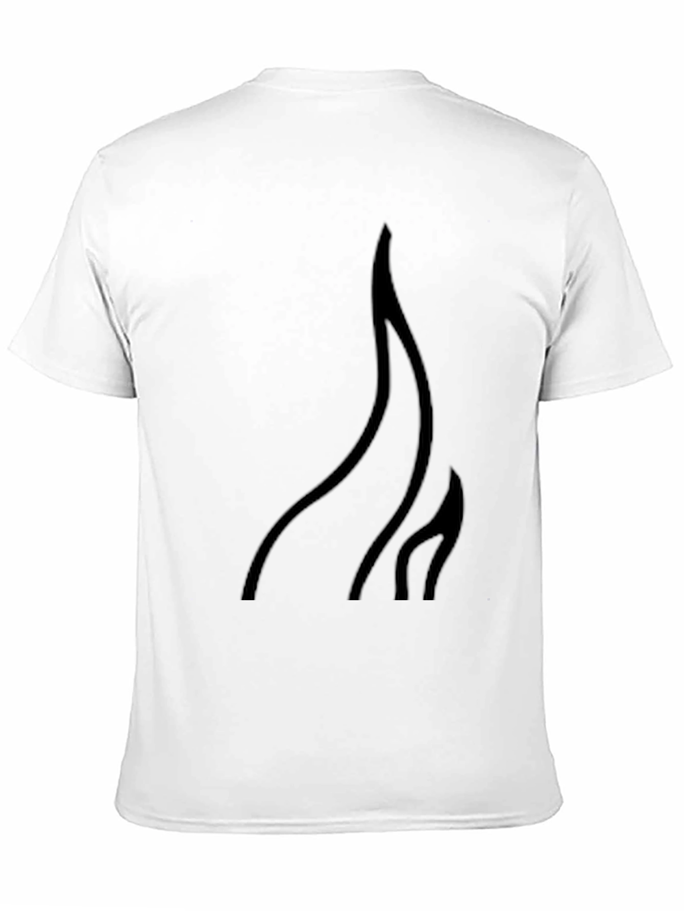 Black Flame Graphic Black T-Shirt - Stylish Casual Wear view 11