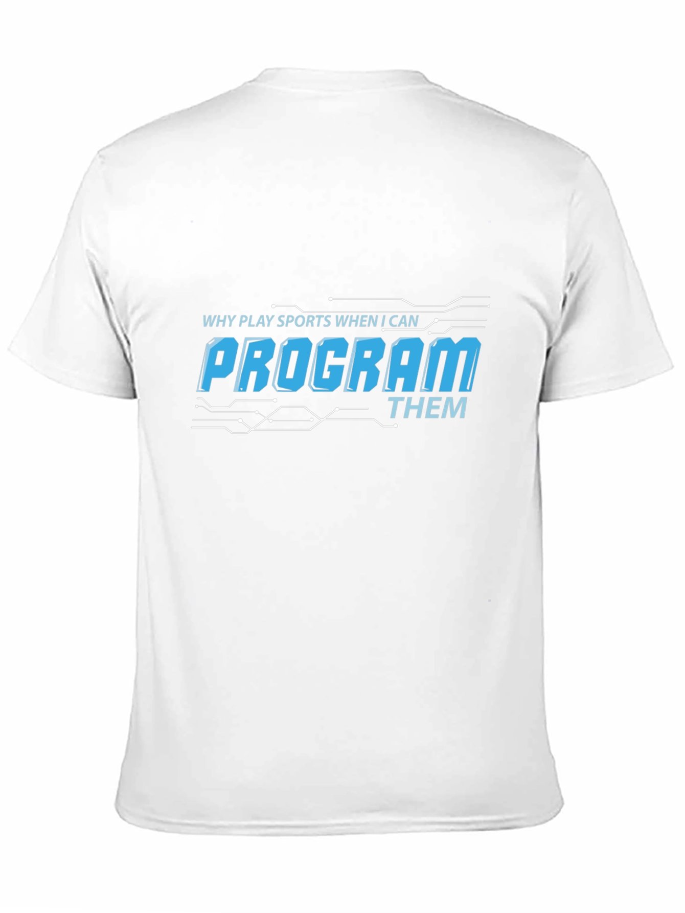 Black Program Sports T-Shirt - Black, Funny Coder Tee view 11