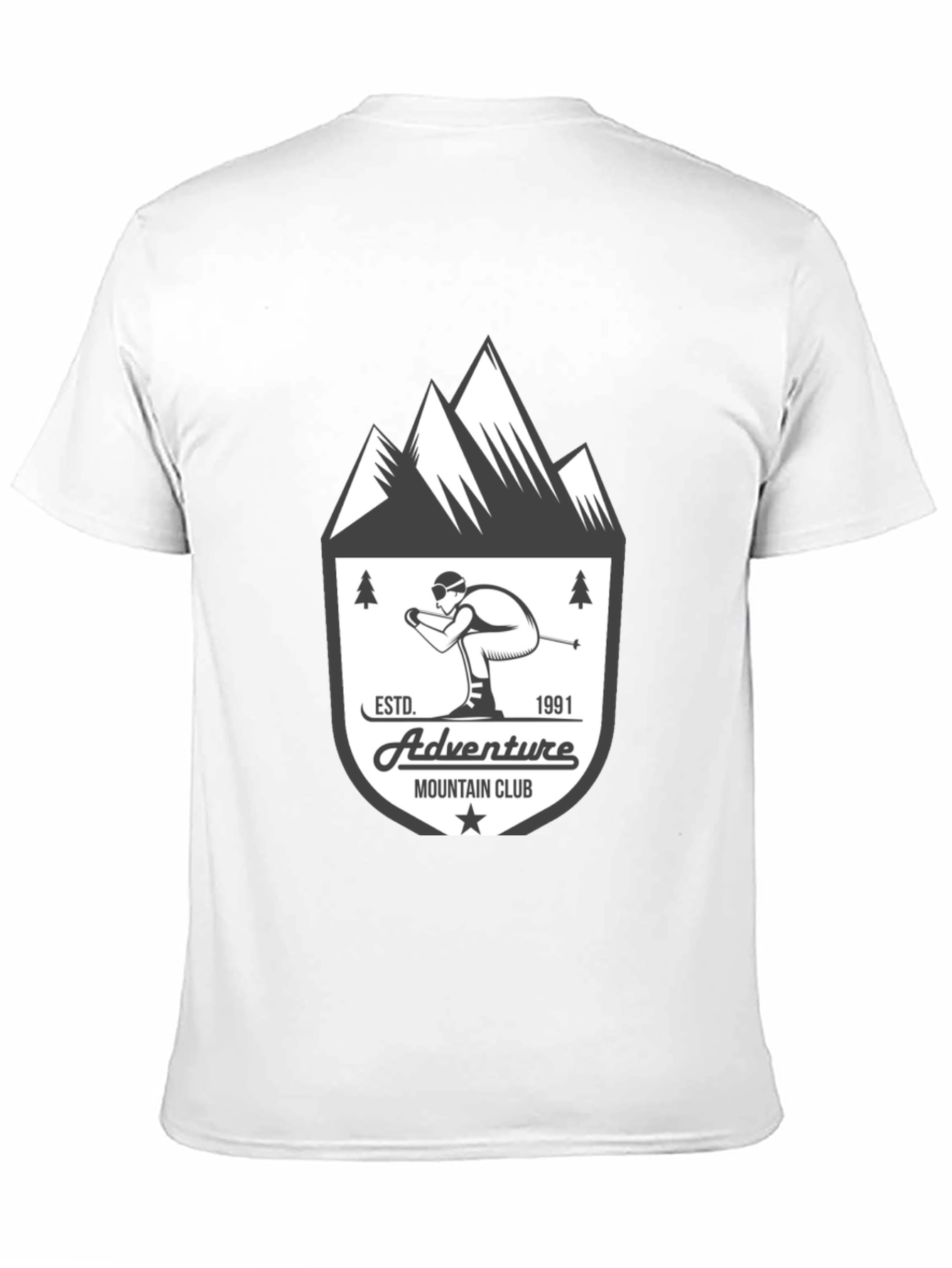 Black Adventure Mountain Club T-Shirt view 11