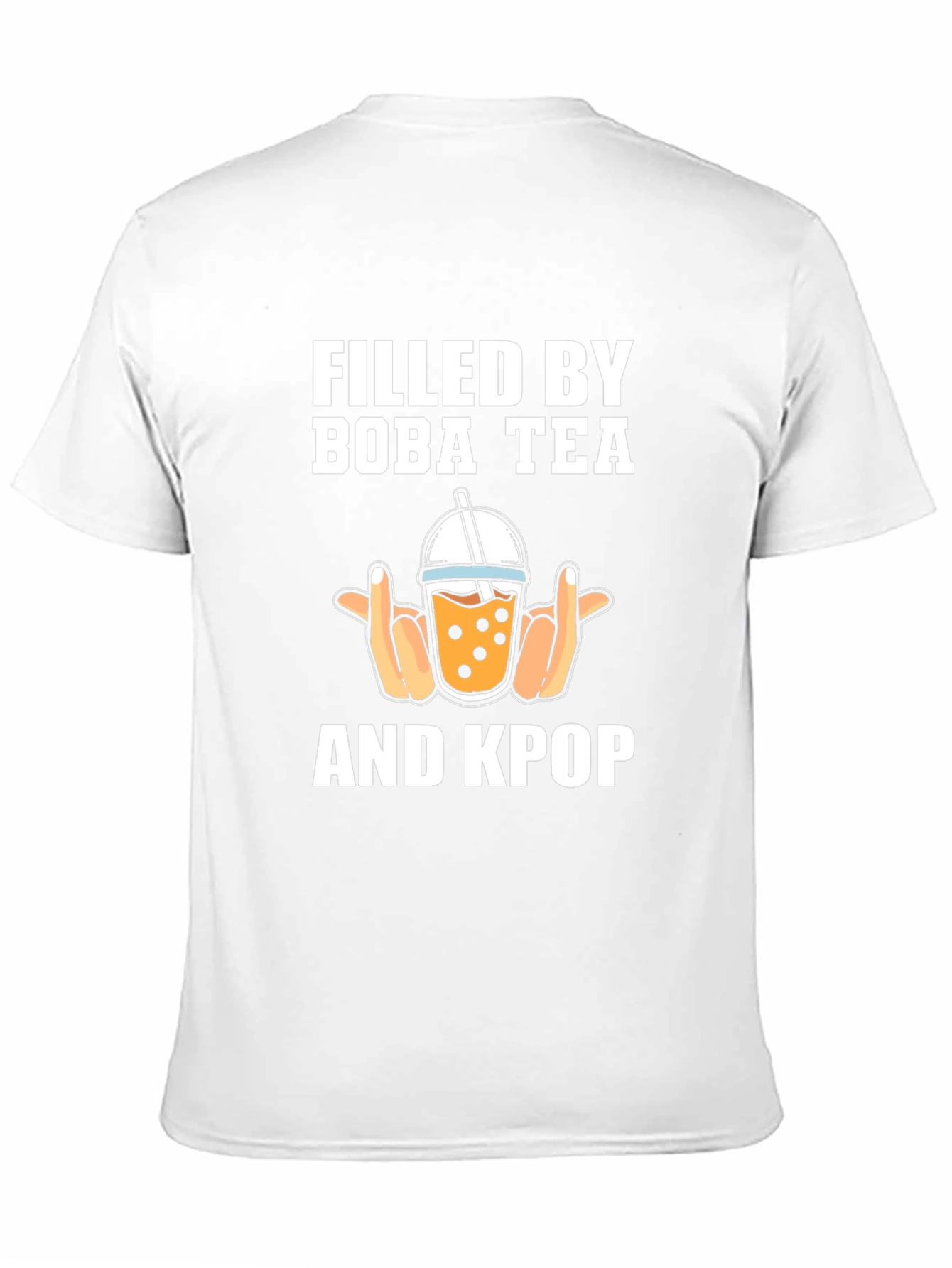 Black Filled By Boba Tea & KPOP T-Shirt view 11