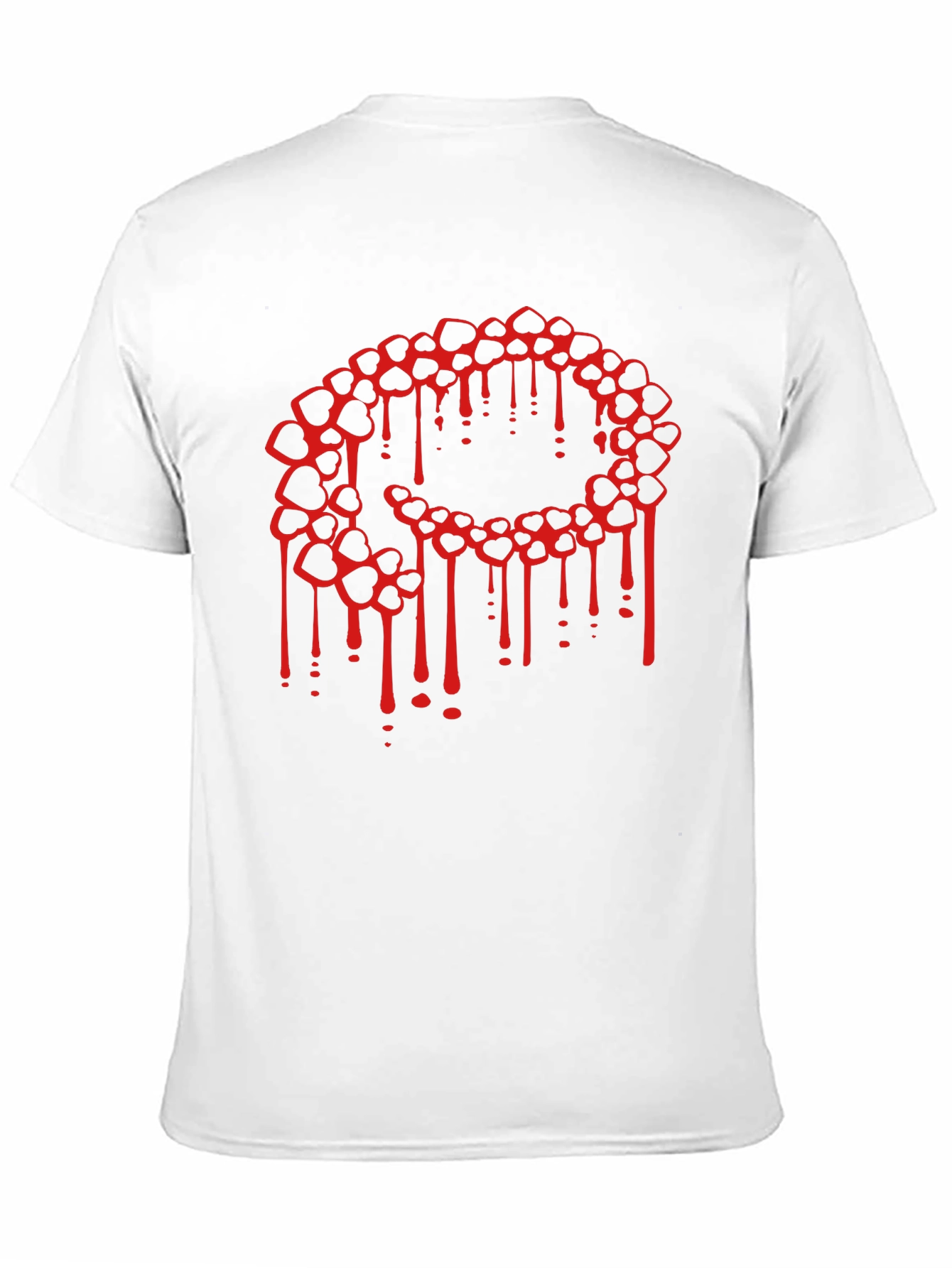 Black Bleeding Hearts Graphic Tee - Black view 11