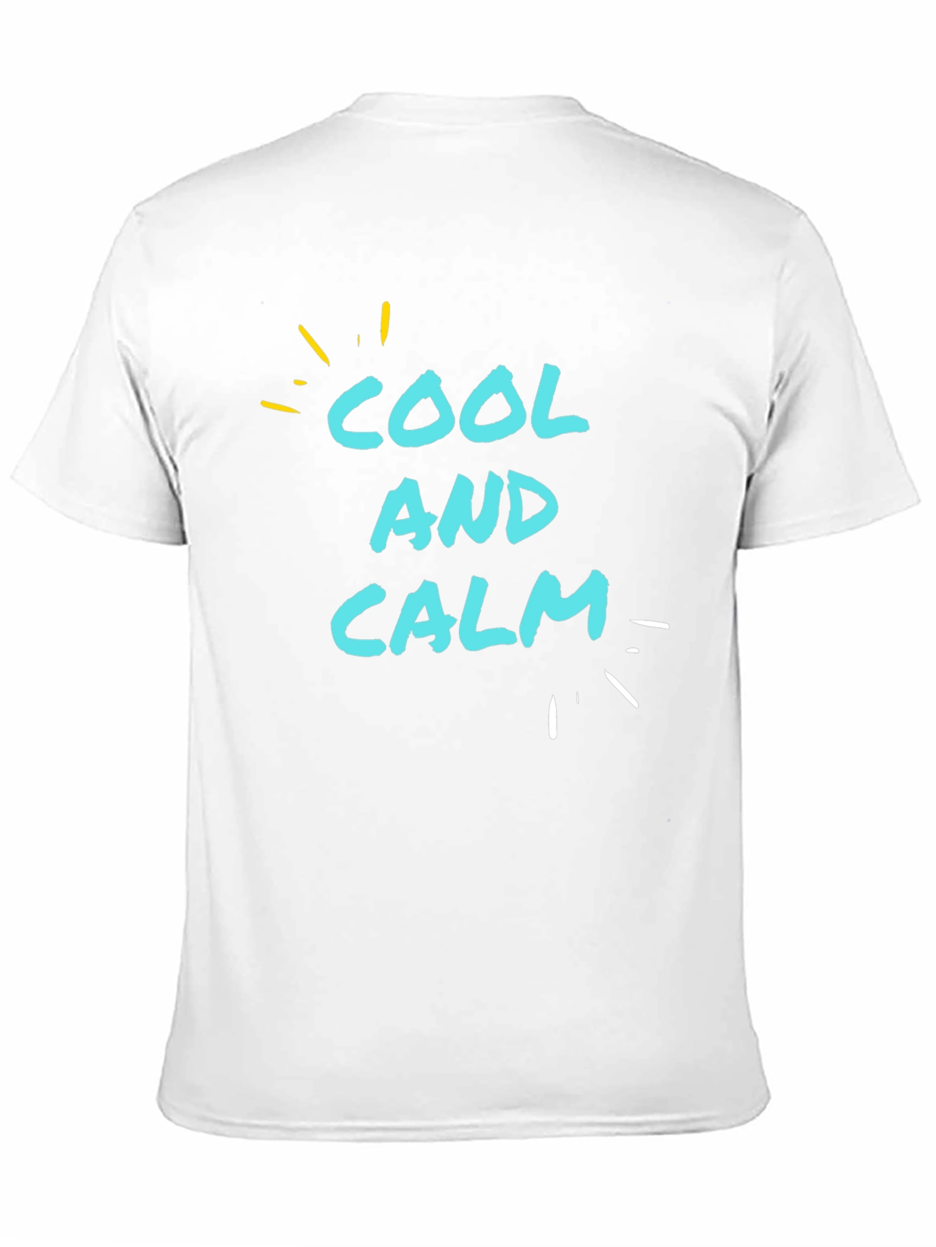 Black Cool and Calm Graphic T-Shirt - Casual Comfort view 11