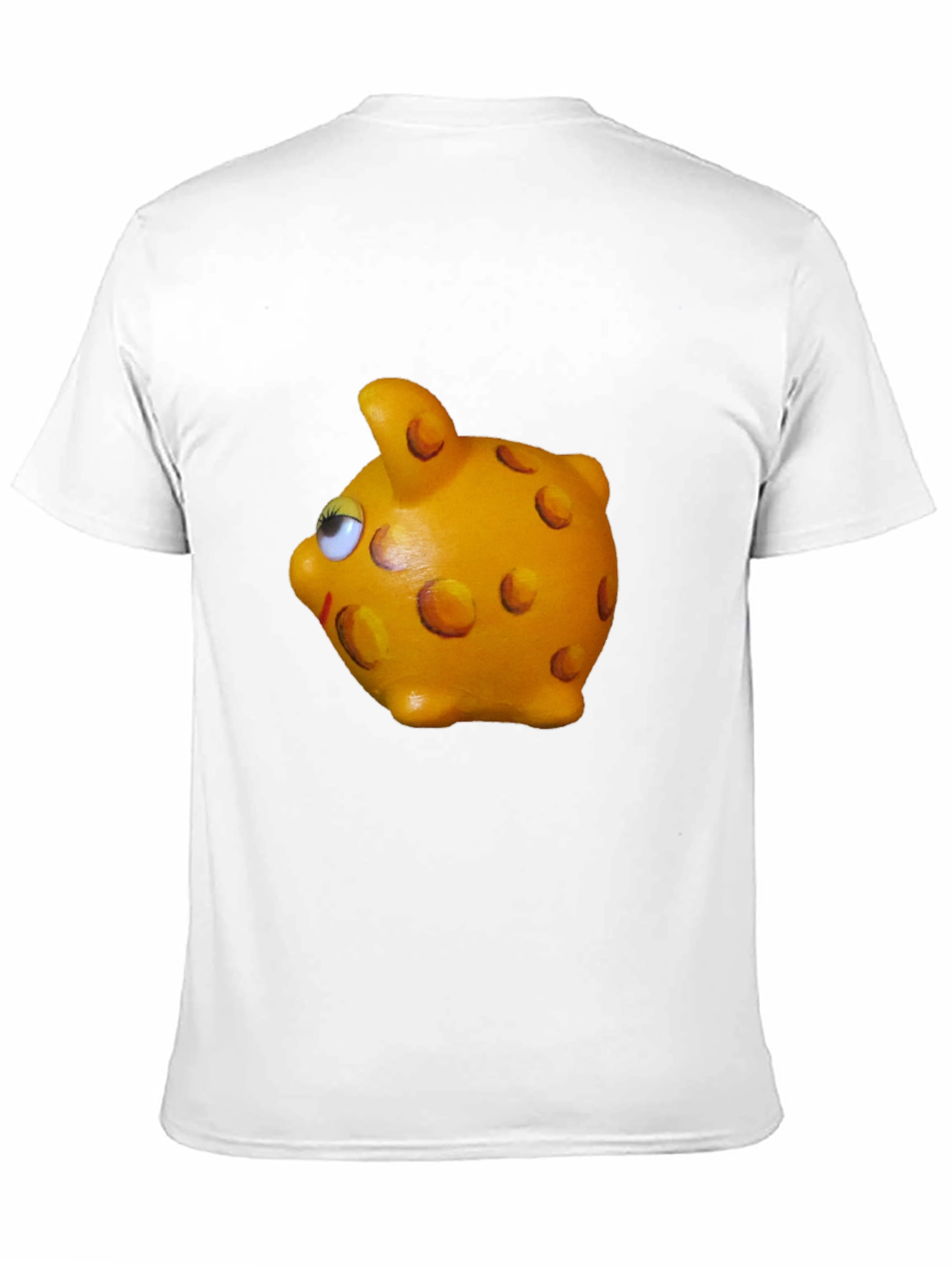 Black Funny Piggy Bank Graphic Tee - Unisex view 11