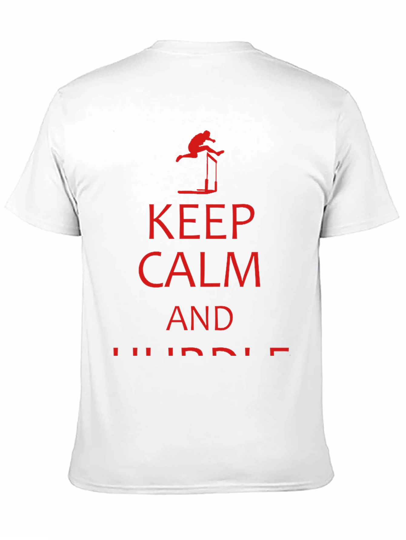 Black Keep Calm and Hurdle Black T-Shirt view 11