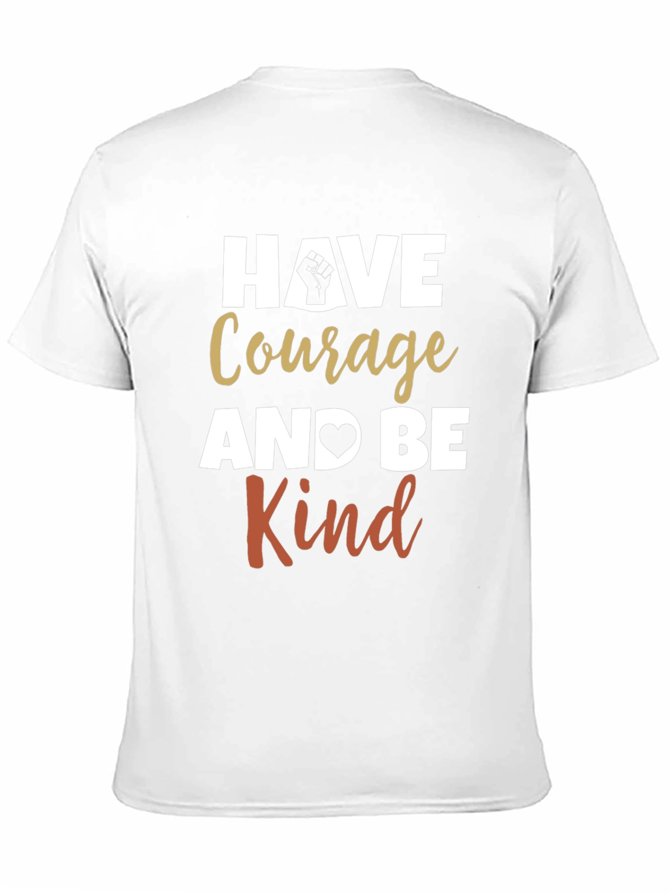 Black Courage and Kindness Graphic Tee view 11