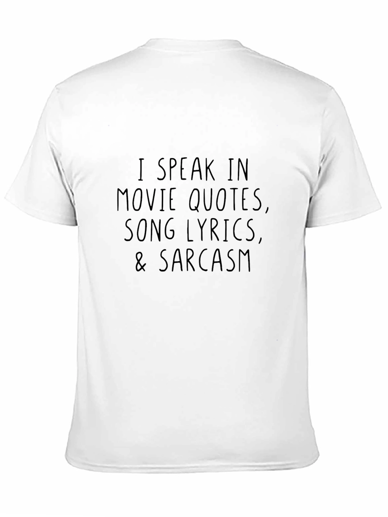 Black Movie Quote Sarcasm Graphic Tee - Soft Cotton view 11
