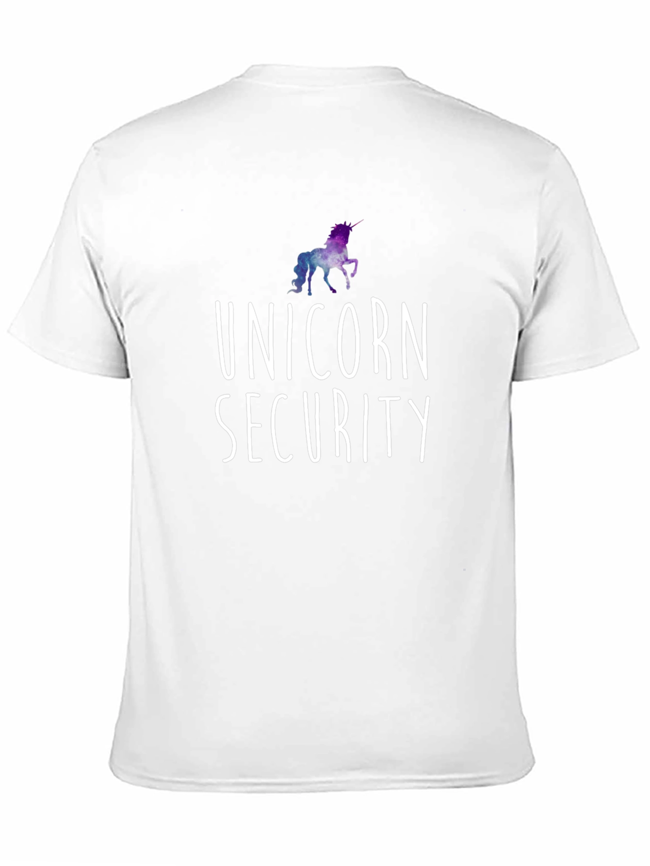 Black Unicorn Security T-Shirt - Funny Graphic Tee view 11