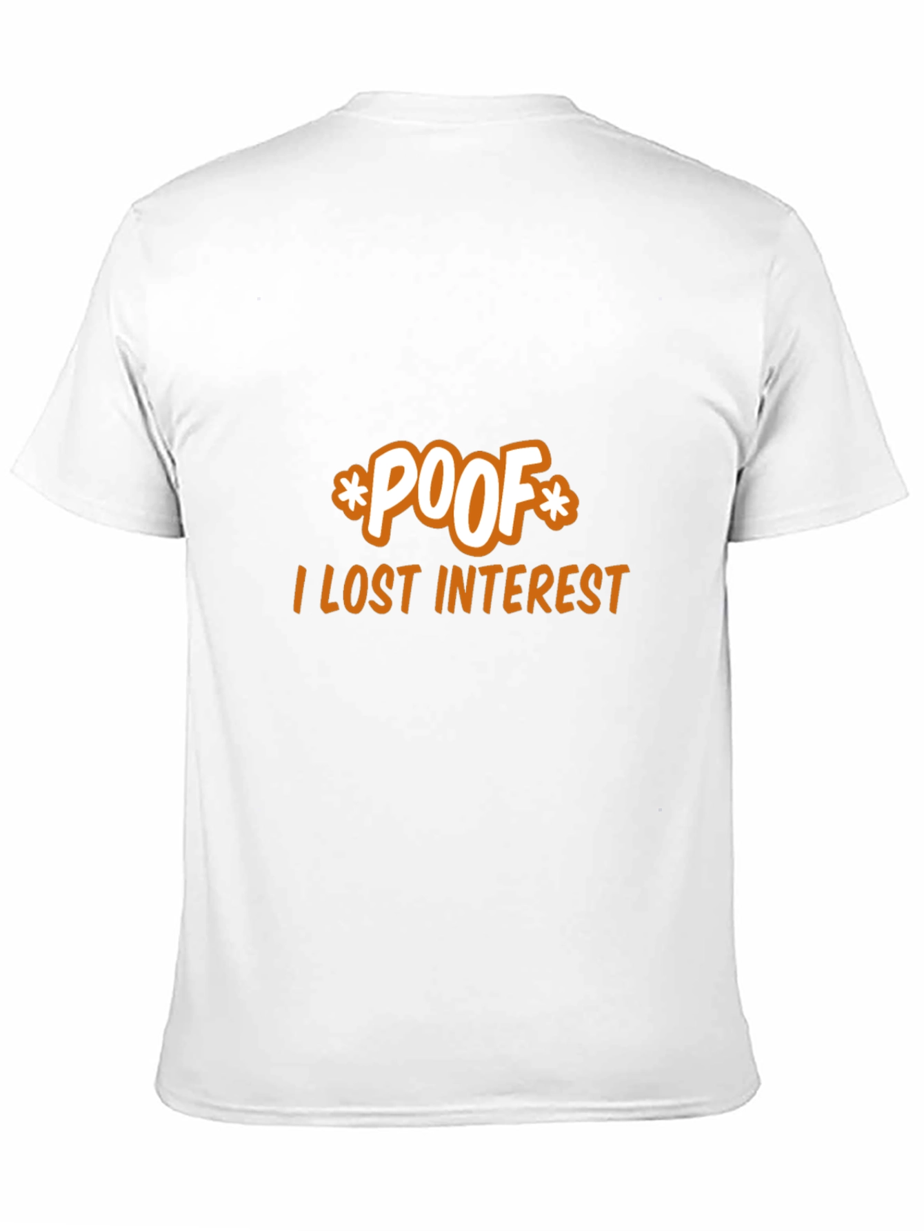 Black "POOF I Lost Interest" Graphic Print Tee view 11