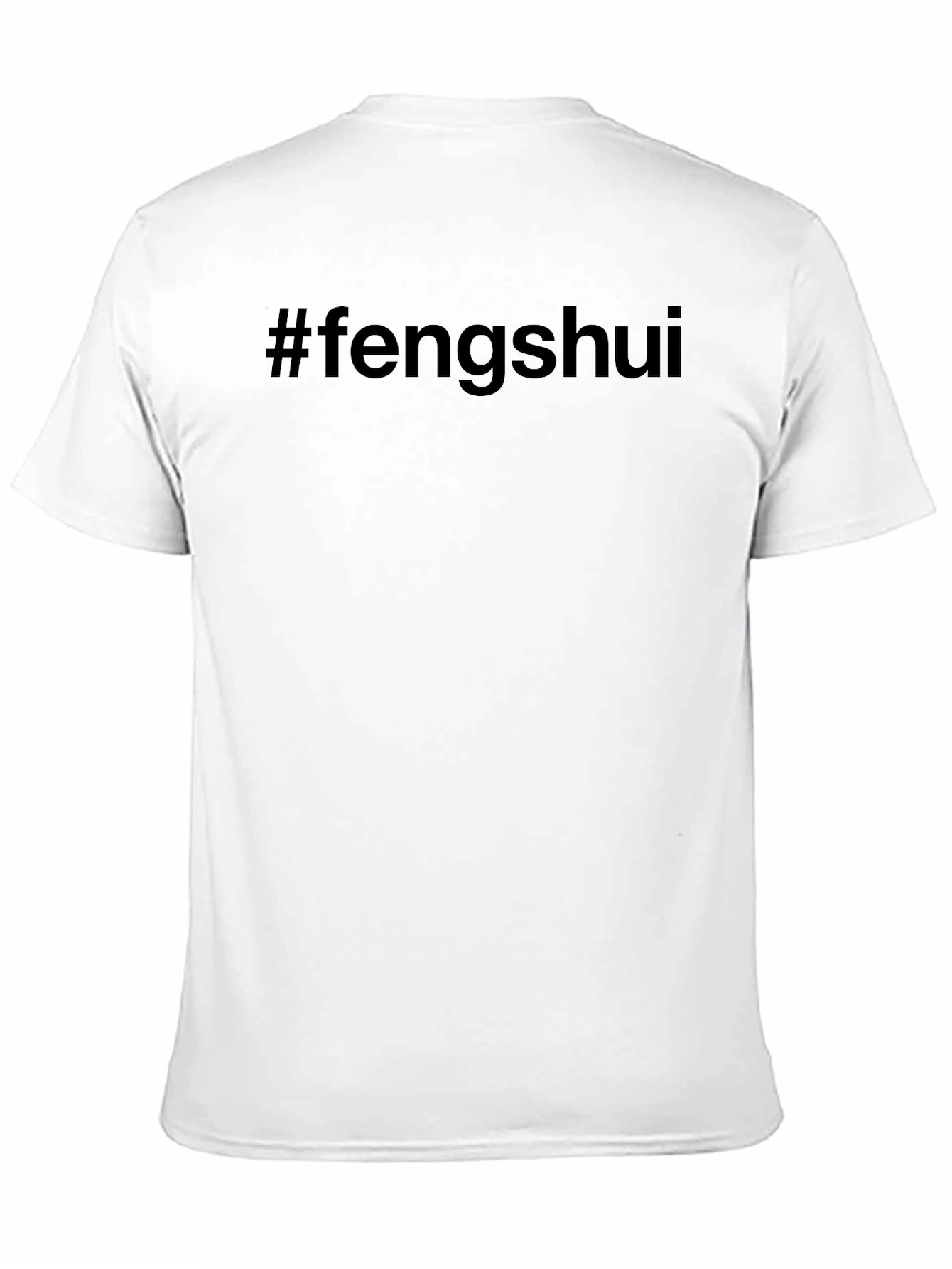 Black Fengshui Graphic Tee - Black Cotton T-Shirt view 11