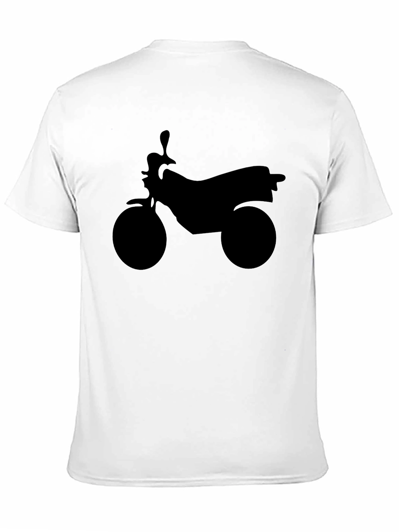 Black Motorcycle Graphic Tee - Classic Black view 11