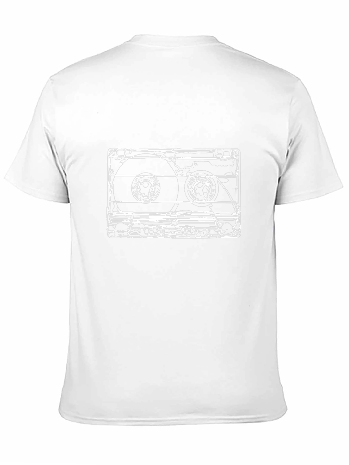 Black Retro Cassette Tape Graphic T-Shirt - Black view 11