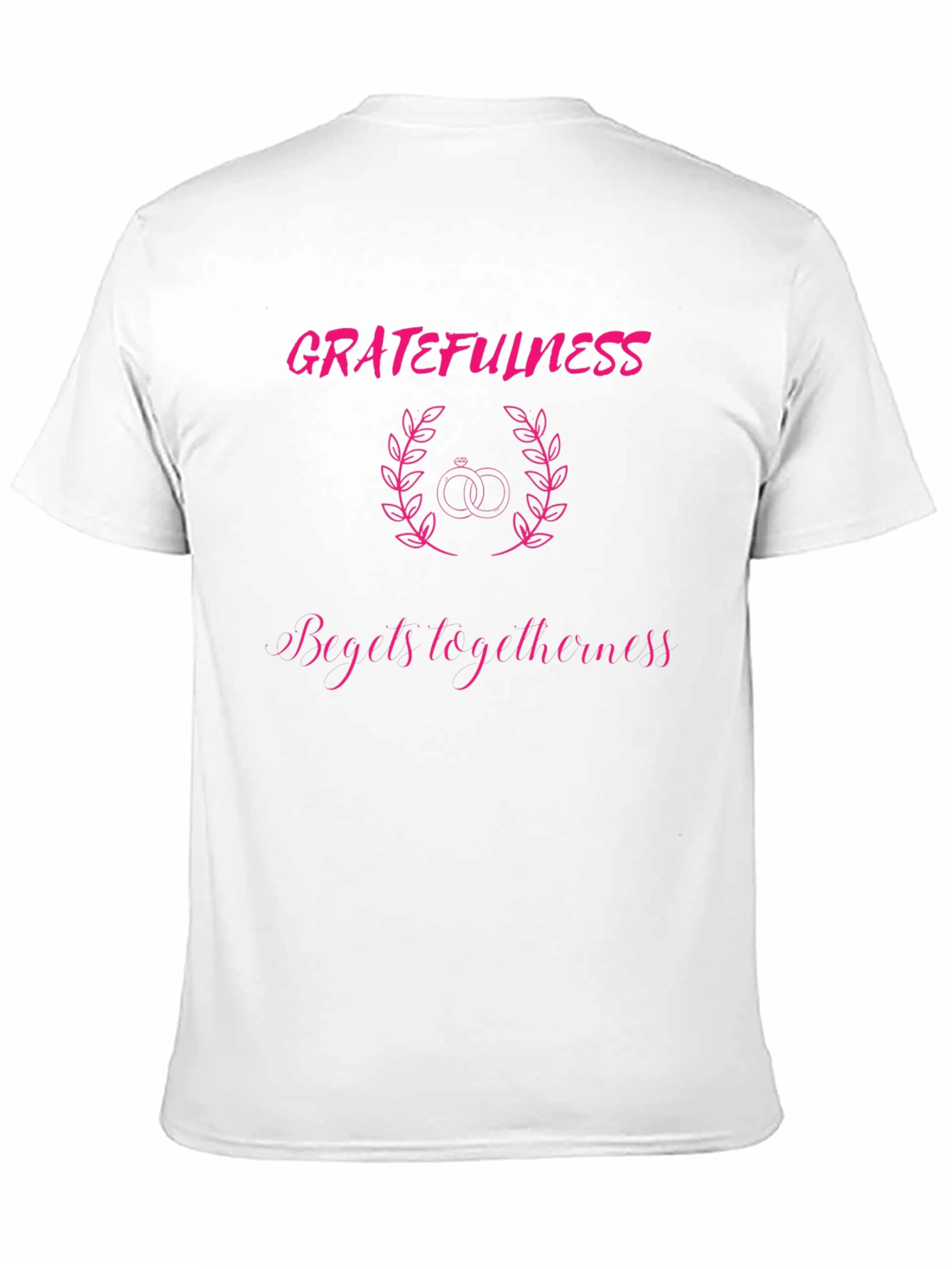 Black Gratefulness Graphic Tee -  Unisex view 11