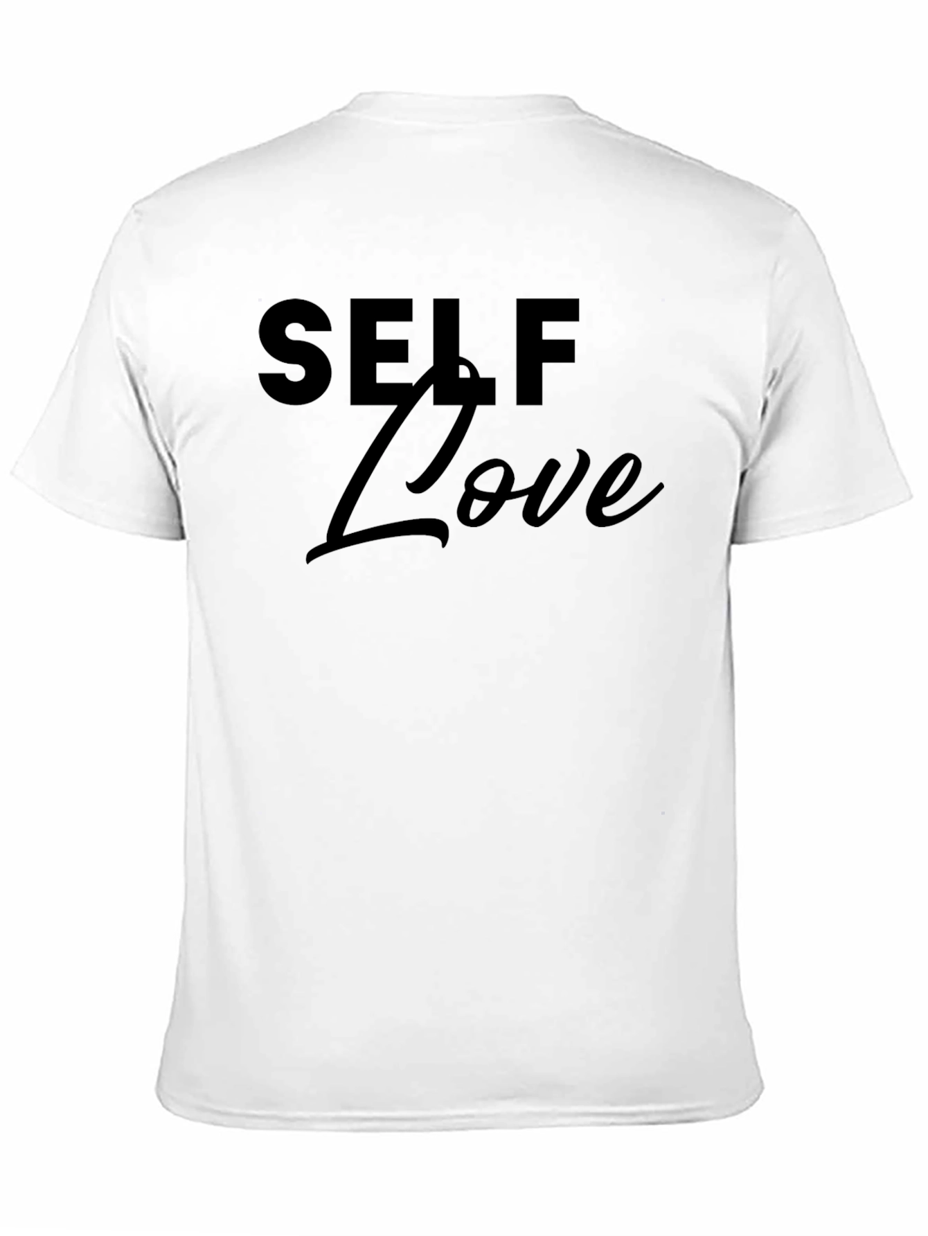 Black Self Love Graphic Black T-Shirt view 11