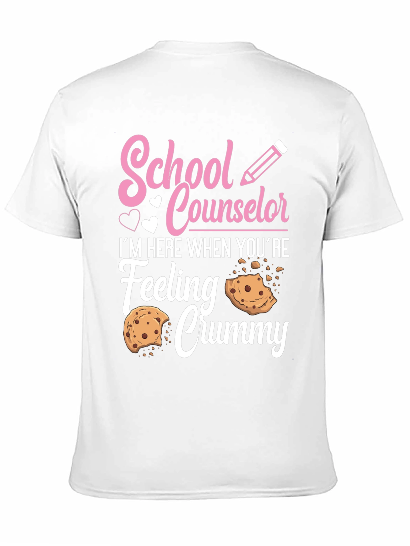 Black School Counselor Crummy Cookie T-Shirt view 11