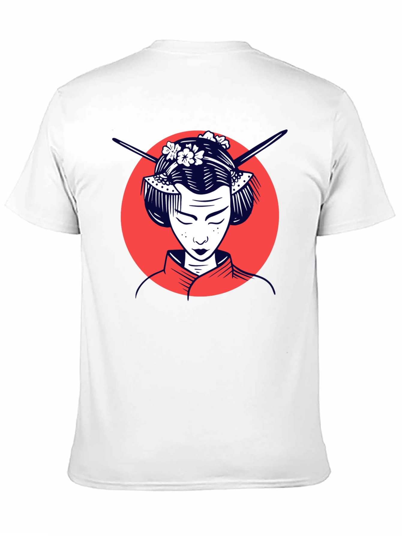 Black Geisha Graphic Tee - Stylish Unisex T-Shirt view 11