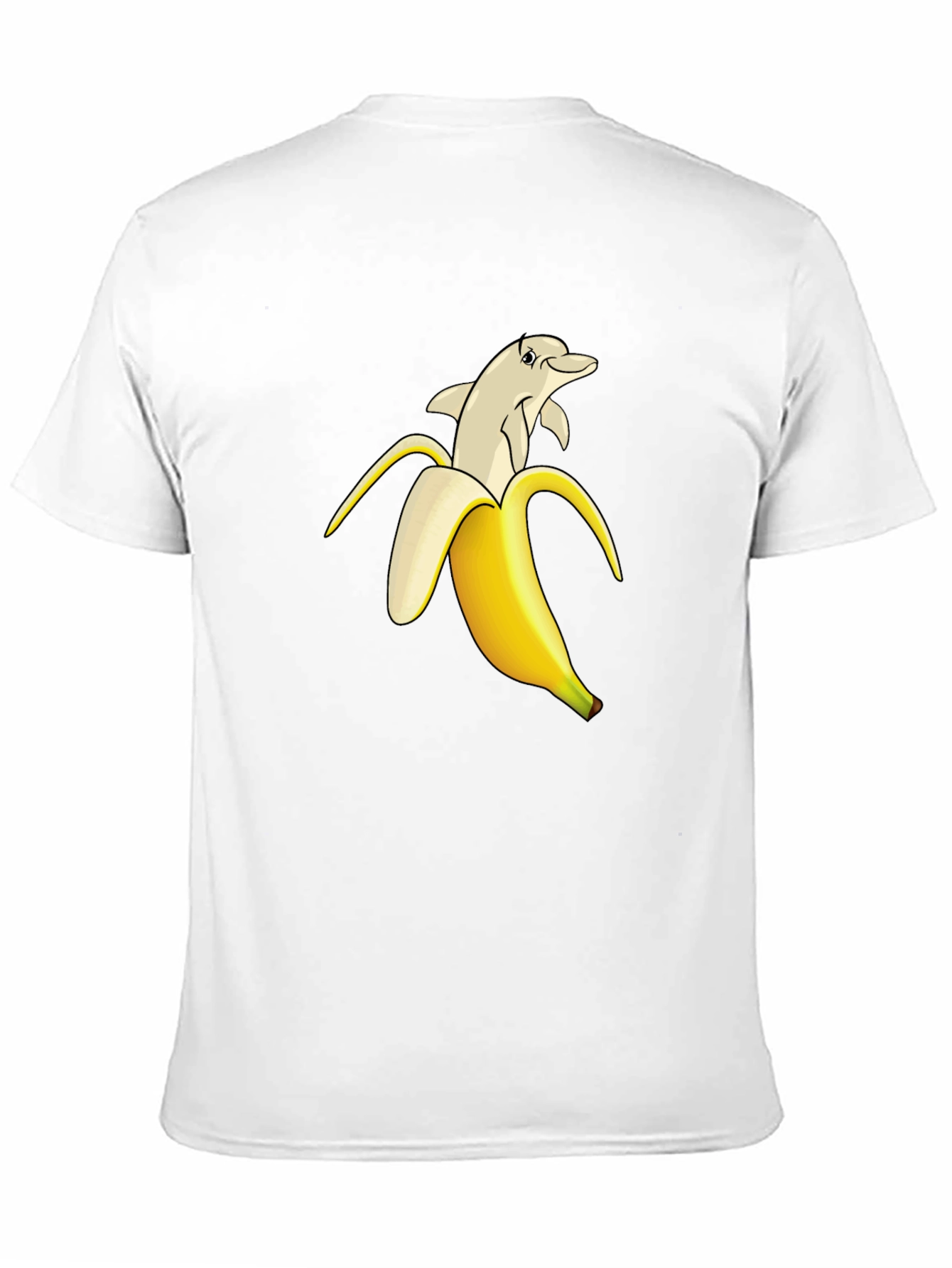 Black Banana Dolphin Graphic Tee - Quirky Cool T-Shirt view 11