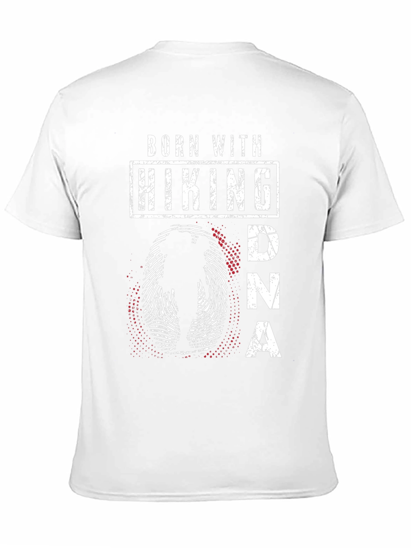 Black Born with Hiking DNA Tee view 11