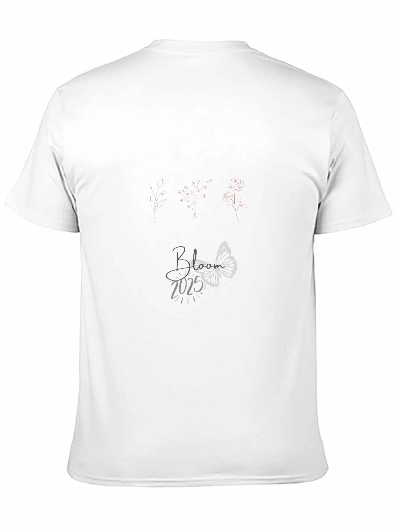 Black Butterfly & Firework Tee - Believe in 2025 T-Shirt view 11