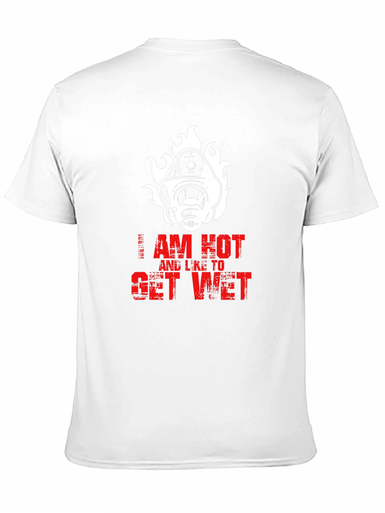 Black I Am Hot and Like to Get Wet Graphic T-Shirt view 11