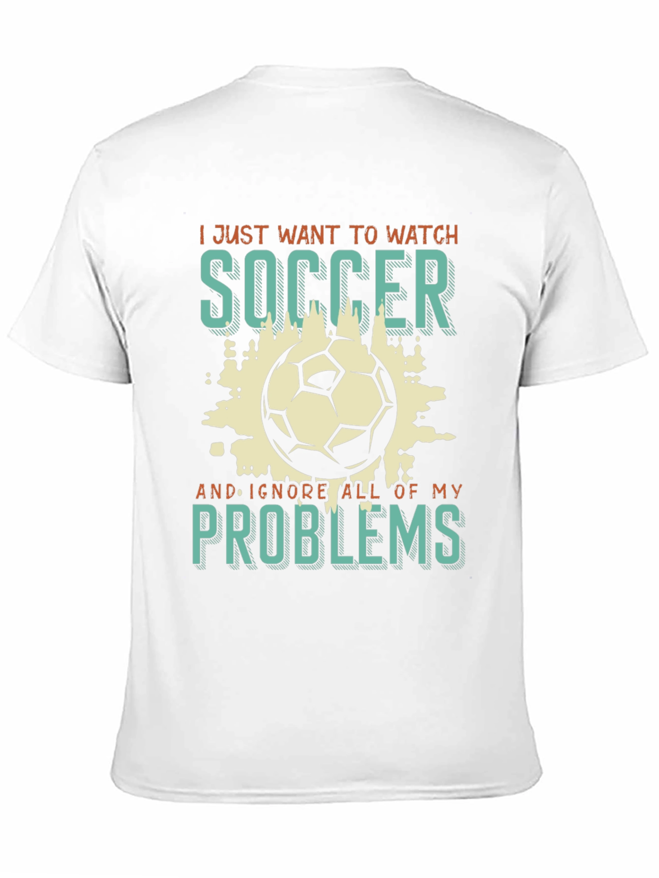 Black Soccer Lover Graphic T-Shirt view 11