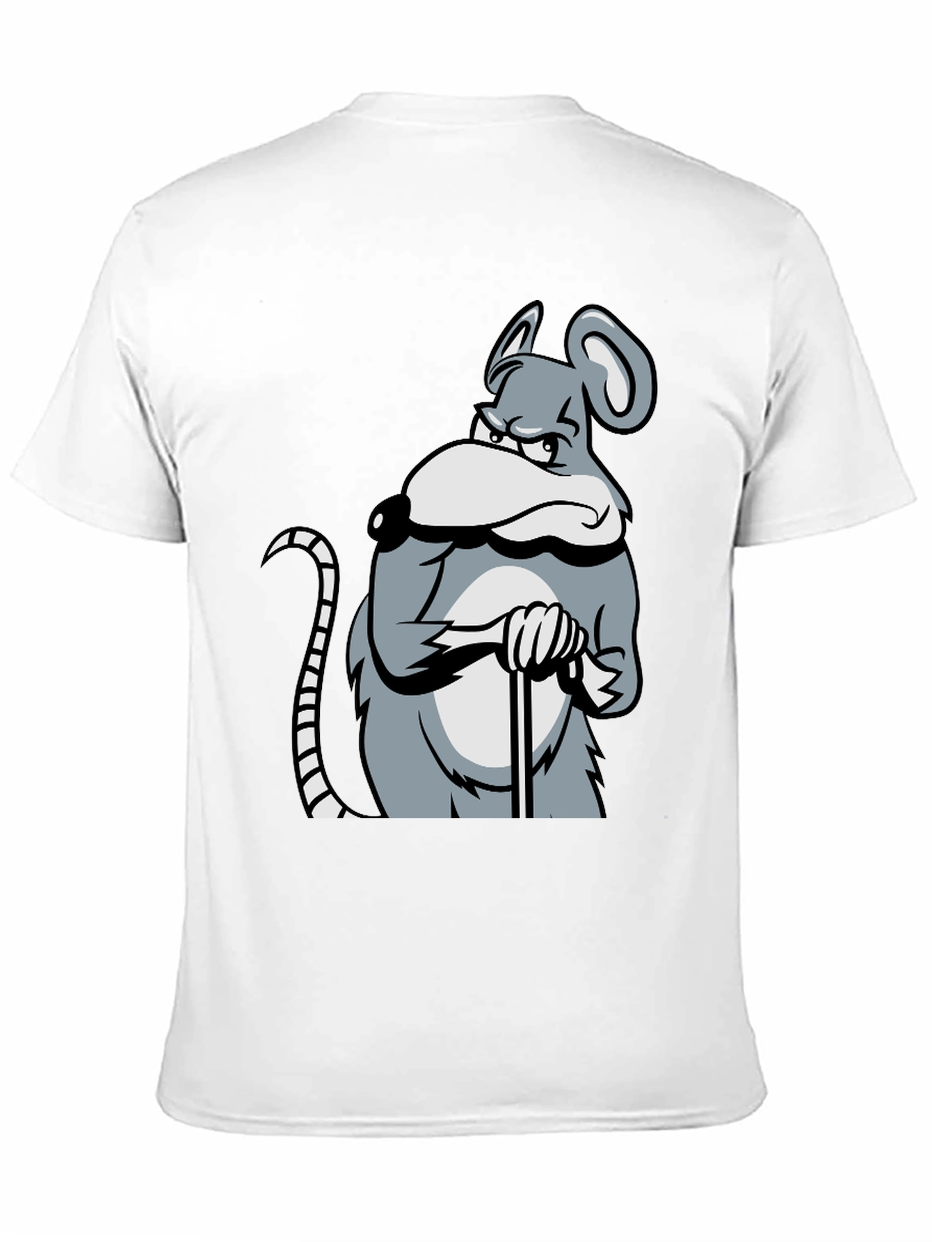 Black Grumpy Mouse Graphic T-Shirt - Black view 11