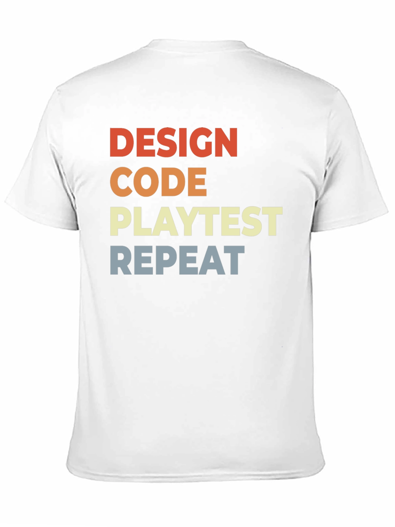 Black Design Code Playtest Repeat T-Shirt view 11