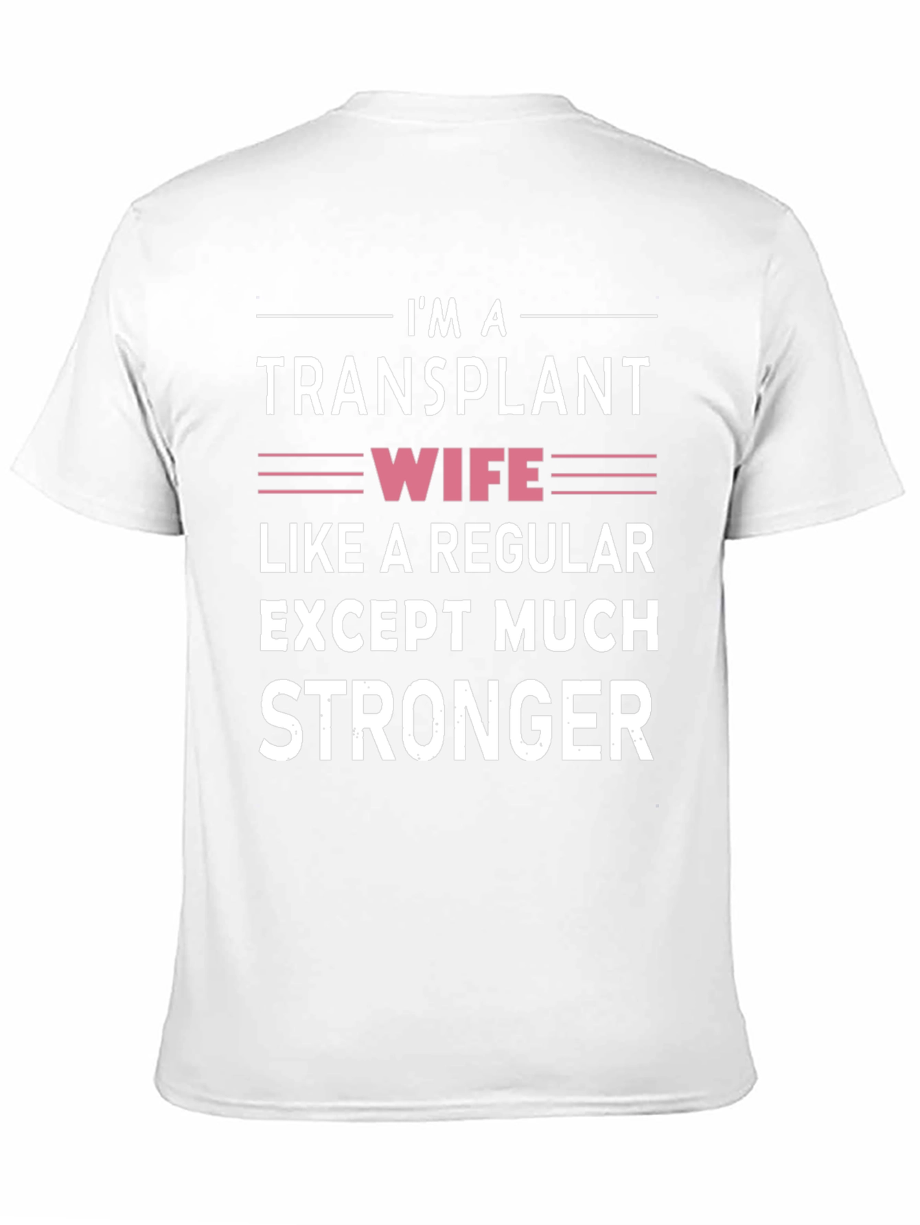 Black Transplant Wife Graphic T-Shirt - Strong & Unique view 11