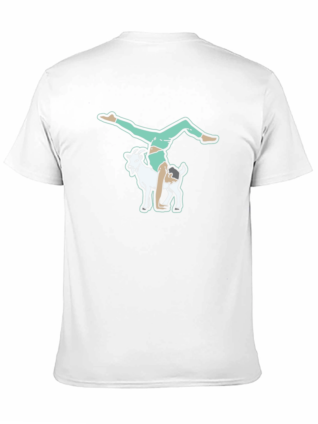 Black Goat Yoga T-Shirt - Quirky Graphic Tee view 11