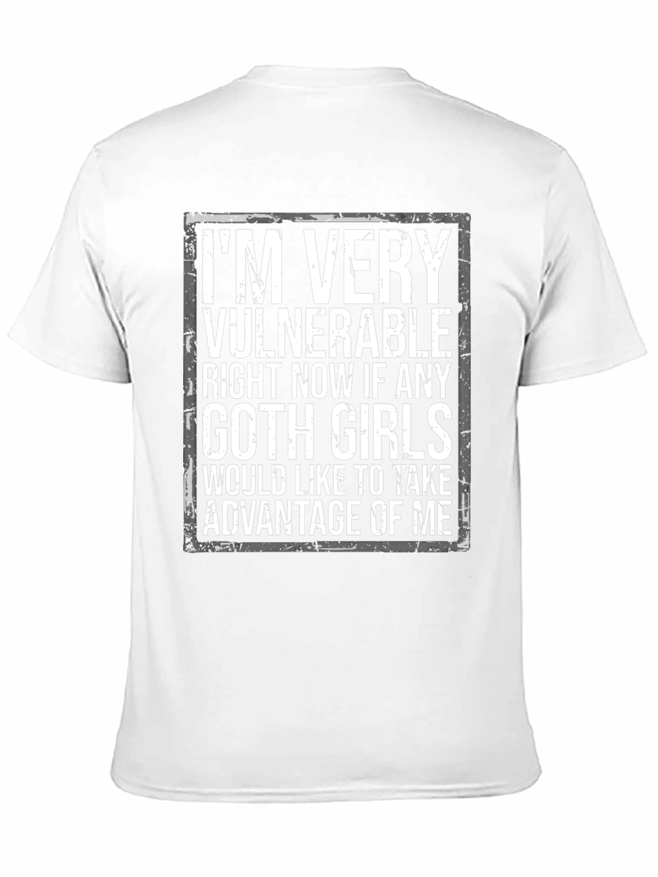 Black Vulnerable Goth Girls Graphic Tee view 11