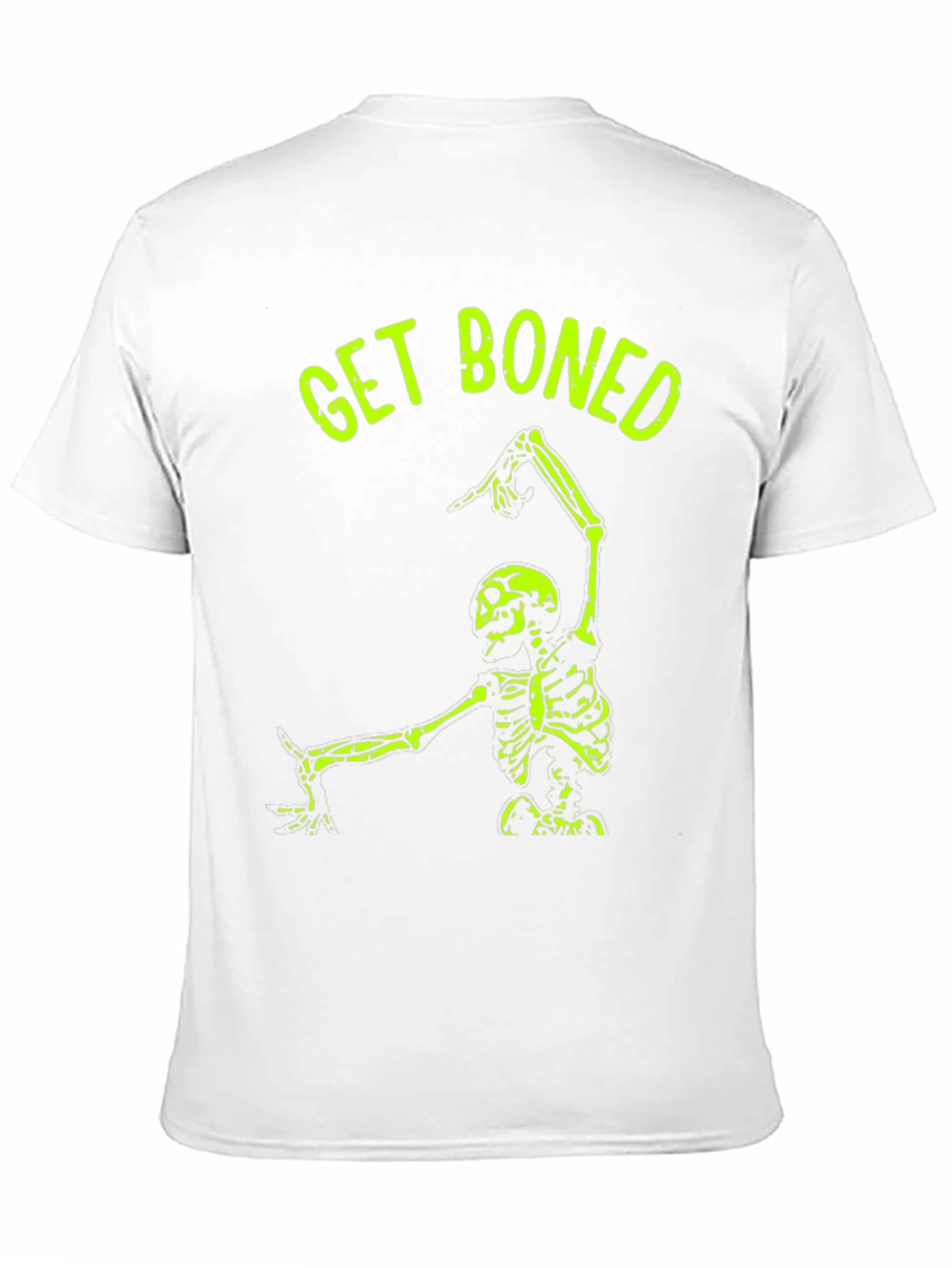 Black Get Boned Skeleton Graphic Tee - Black view 11