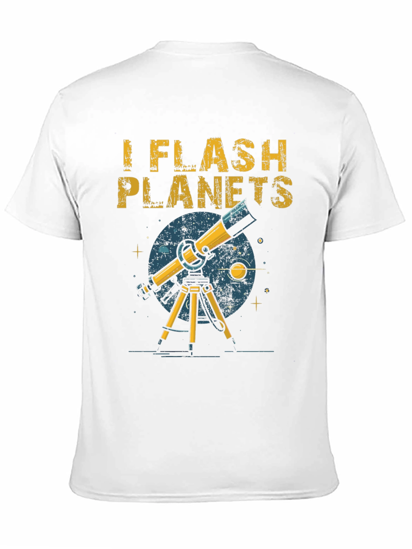 Black I Flash Planets T-Shirt - Astronomy Humor view 11