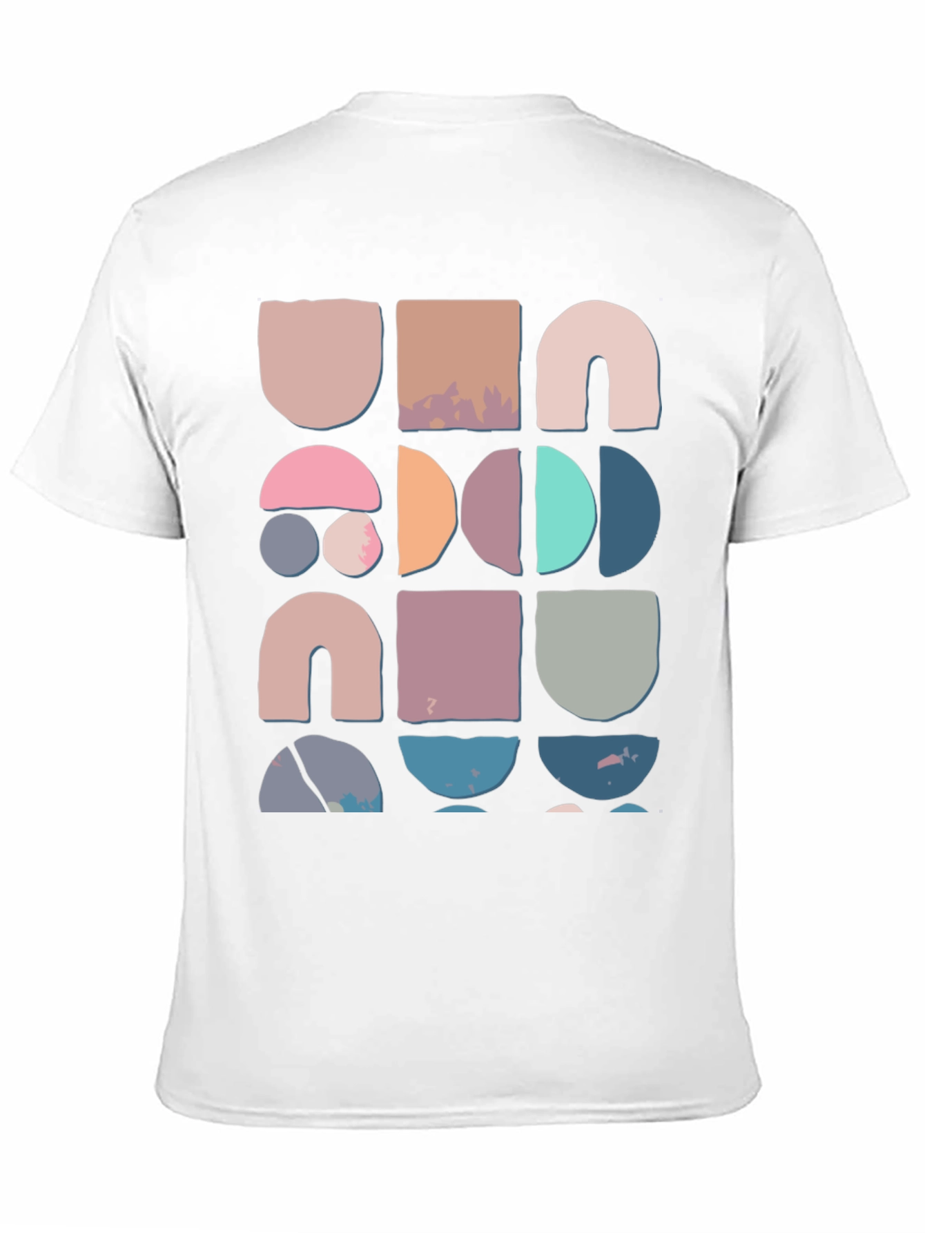 Geometric Block Print Tee - 11