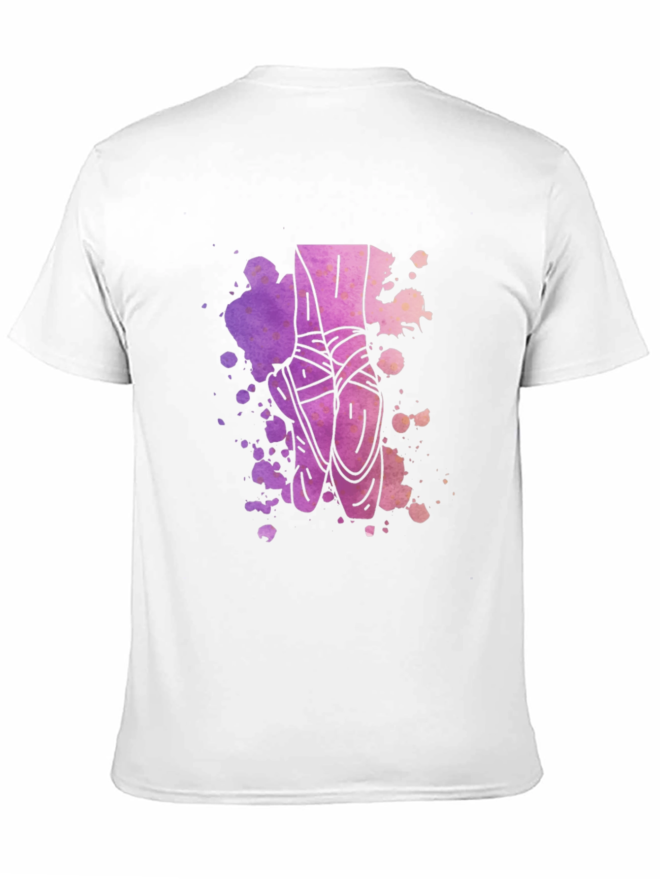 Black Ballet Pointe Shoes Graphic Tee - Artistic Design view 11