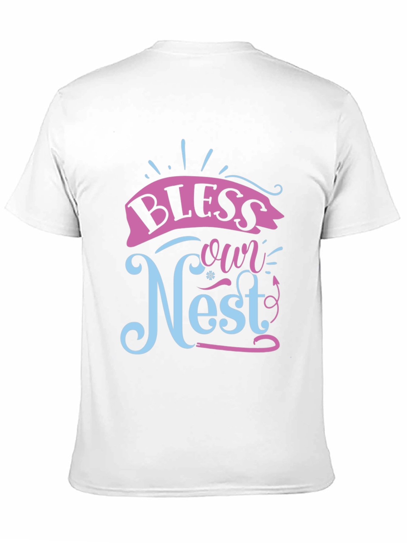Black Bless Our Nest Graphic Tee view 11