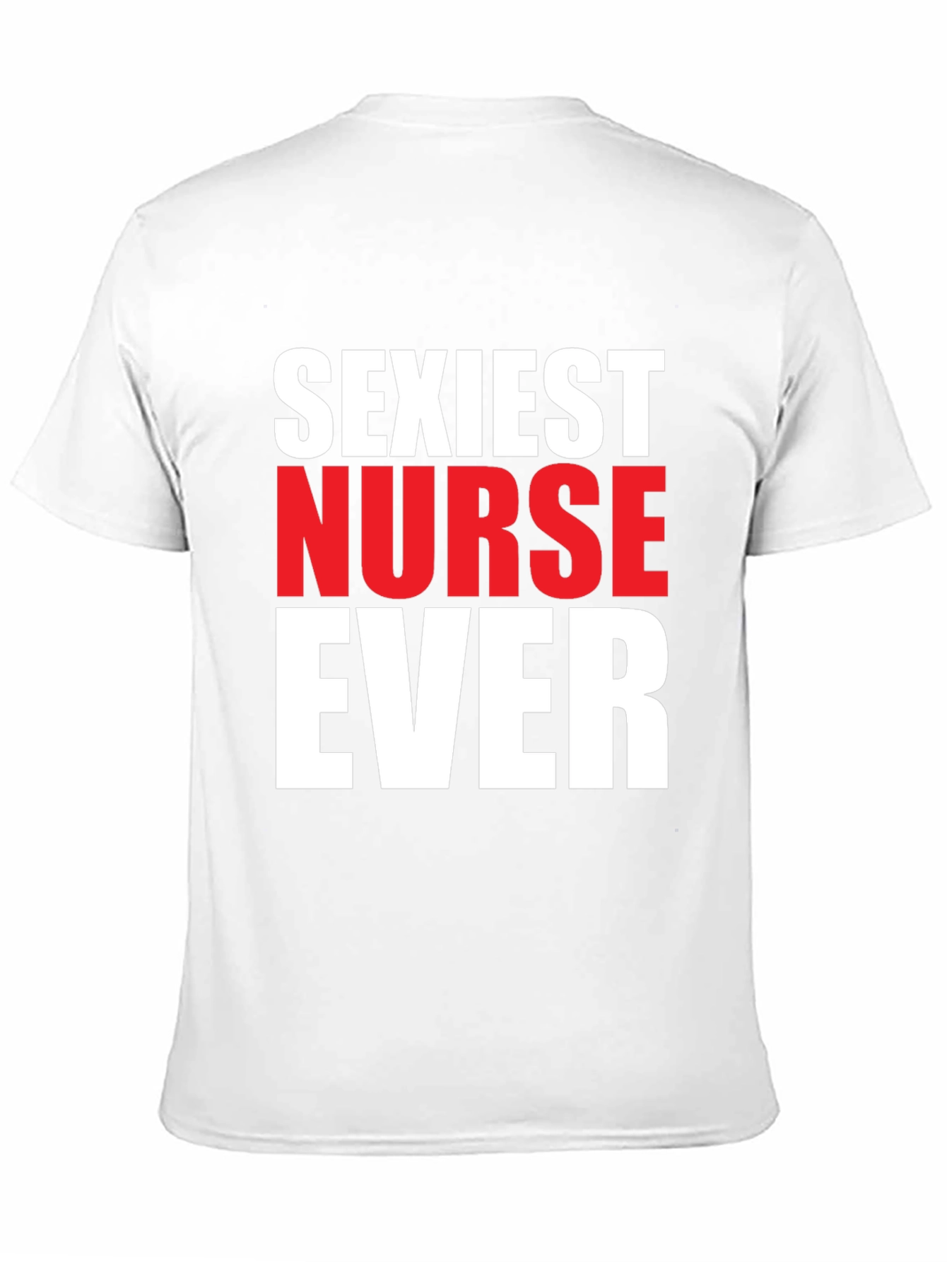 Black Sexiest Nurse Ever Graphic Tee - Black Cotton view 11
