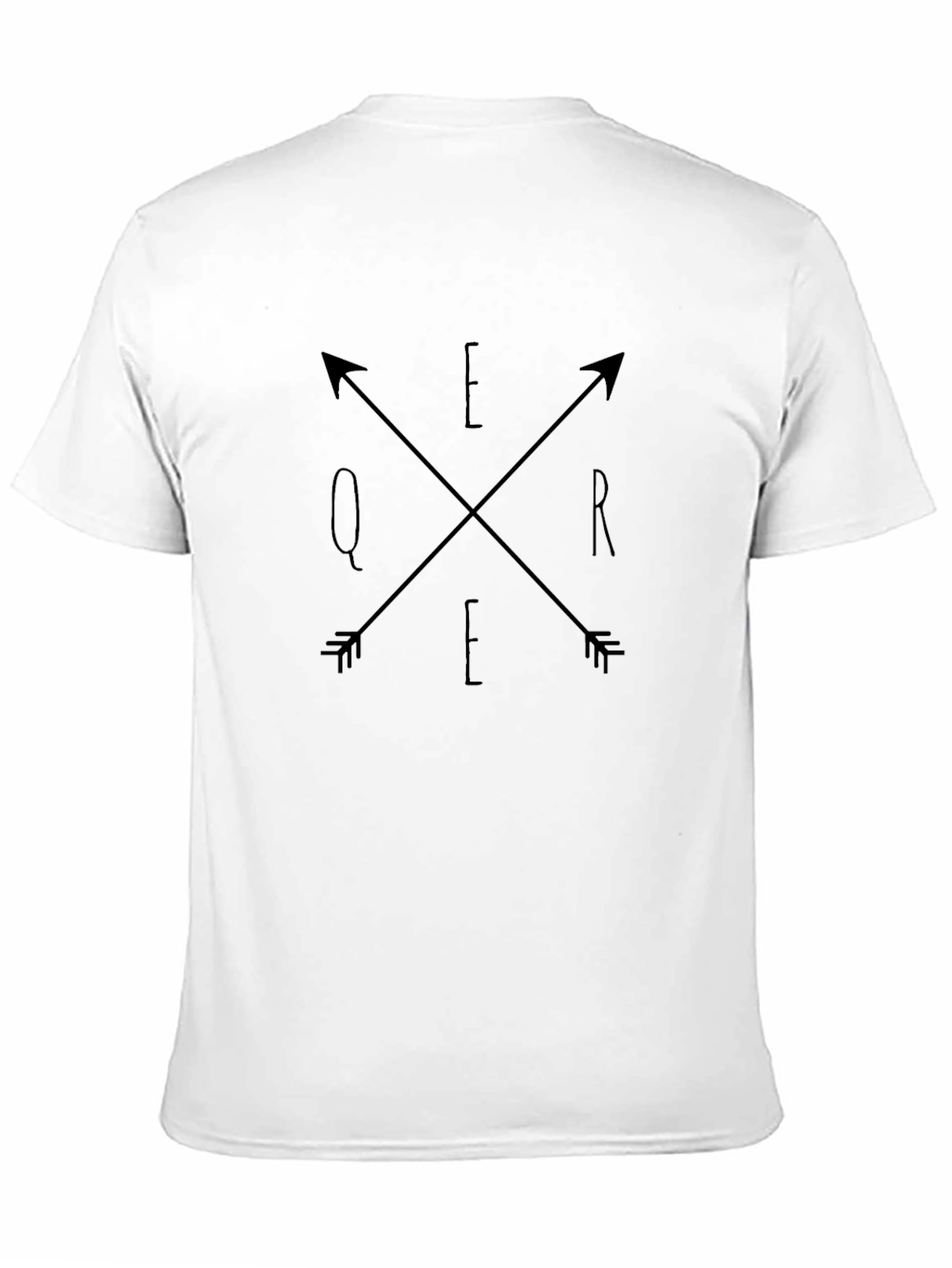 Black EQER Arrow Graphic Tee - Men's Black T-Shirt view 11