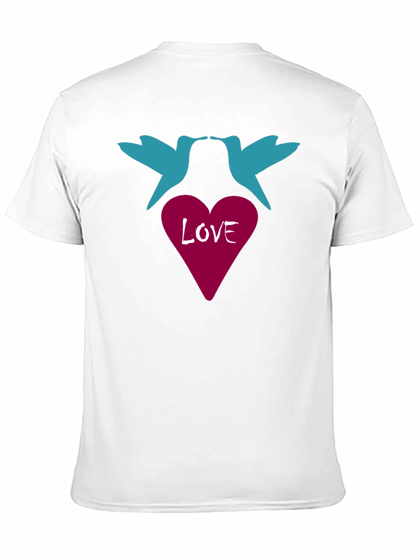 Black Love Birds Graphic Tee - Stylish Casual Wear view 11