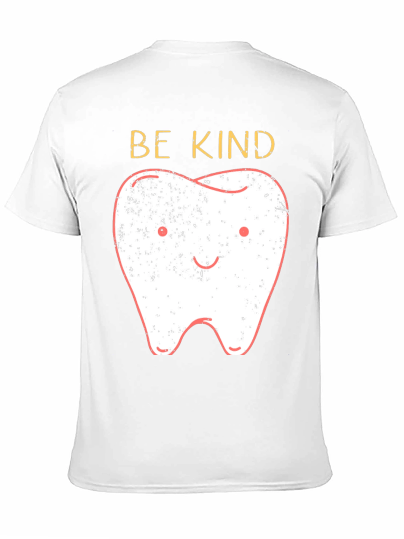 Black Be Kind Tooth Graphic Tee - Black Unisex T-Shirt view 11