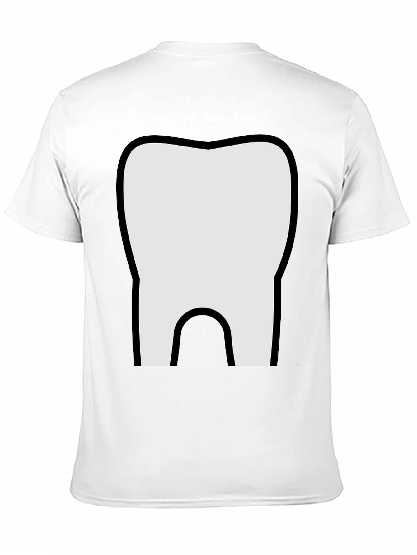 Black Tooth Graphic T-Shirt - Novelty Dental Tee view 11