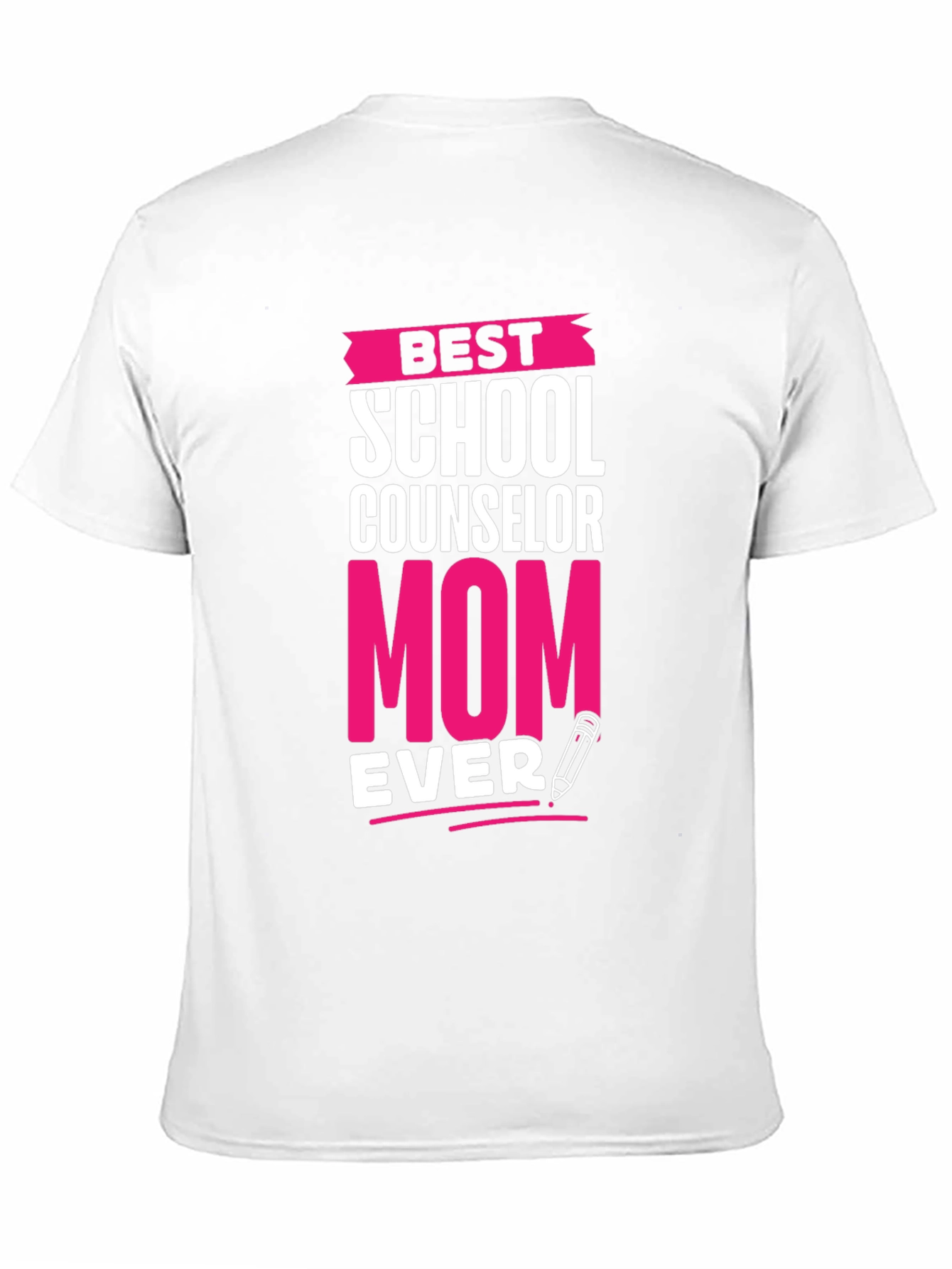 Black Best School Counselor Mom Ever T-Shirt view 11