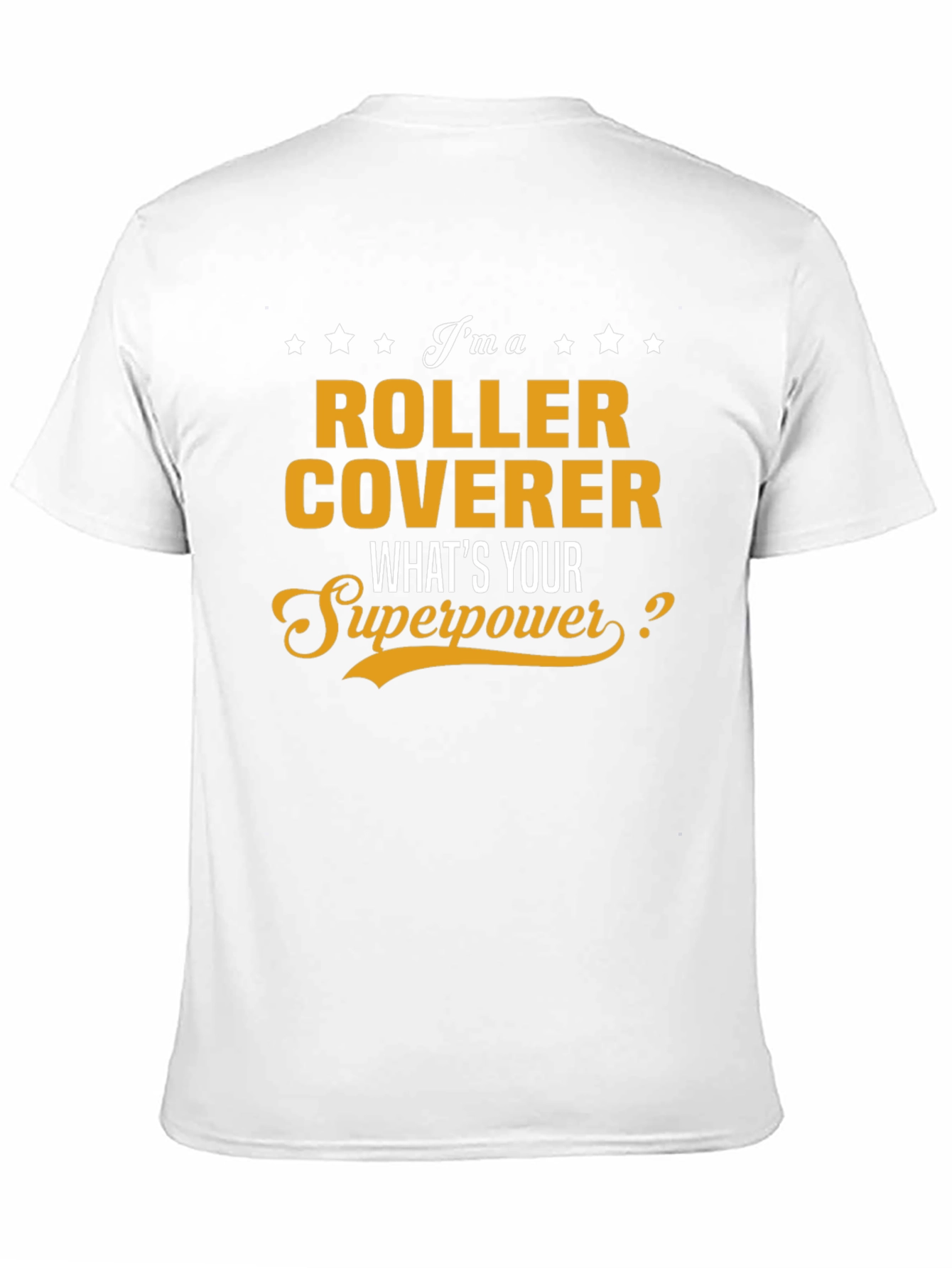 Black Roller Coverer Superpower T-Shirt view 11