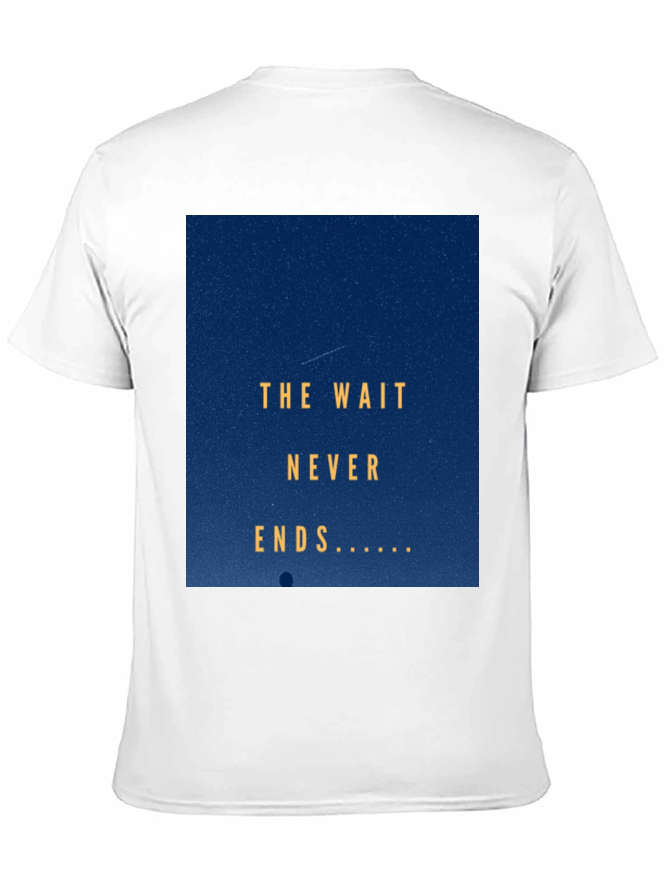Black The Wait Never Ends T-Shirt - Stylish Graphic Tee view 11
