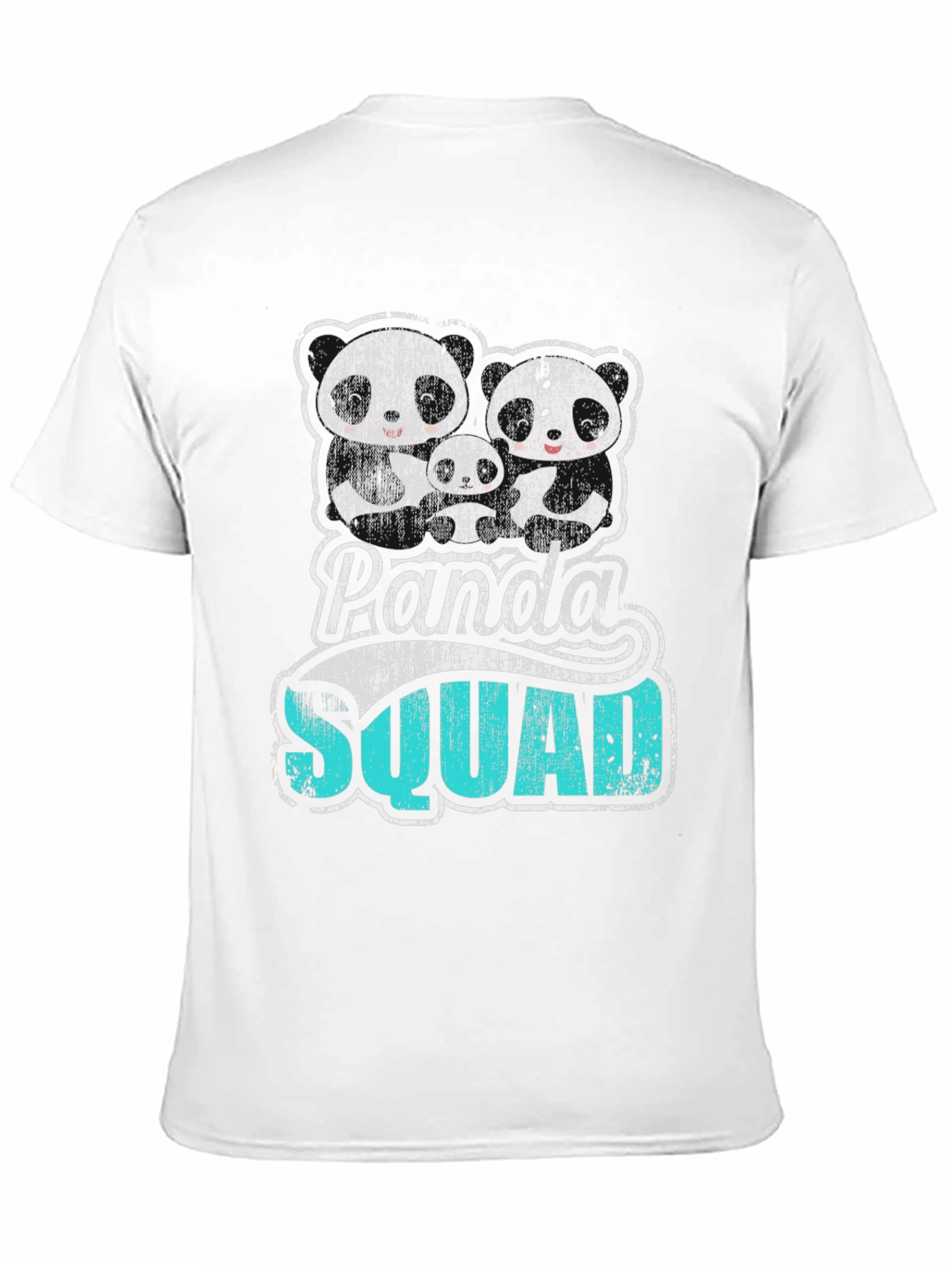 Black Panda Squad Graphic Tee - Cute Family T-Shirt view 11