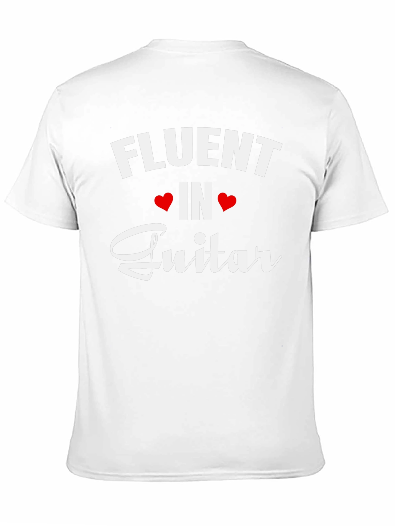 Black Fluent in Guitar T-Shirt - Music Lover Tee view 11