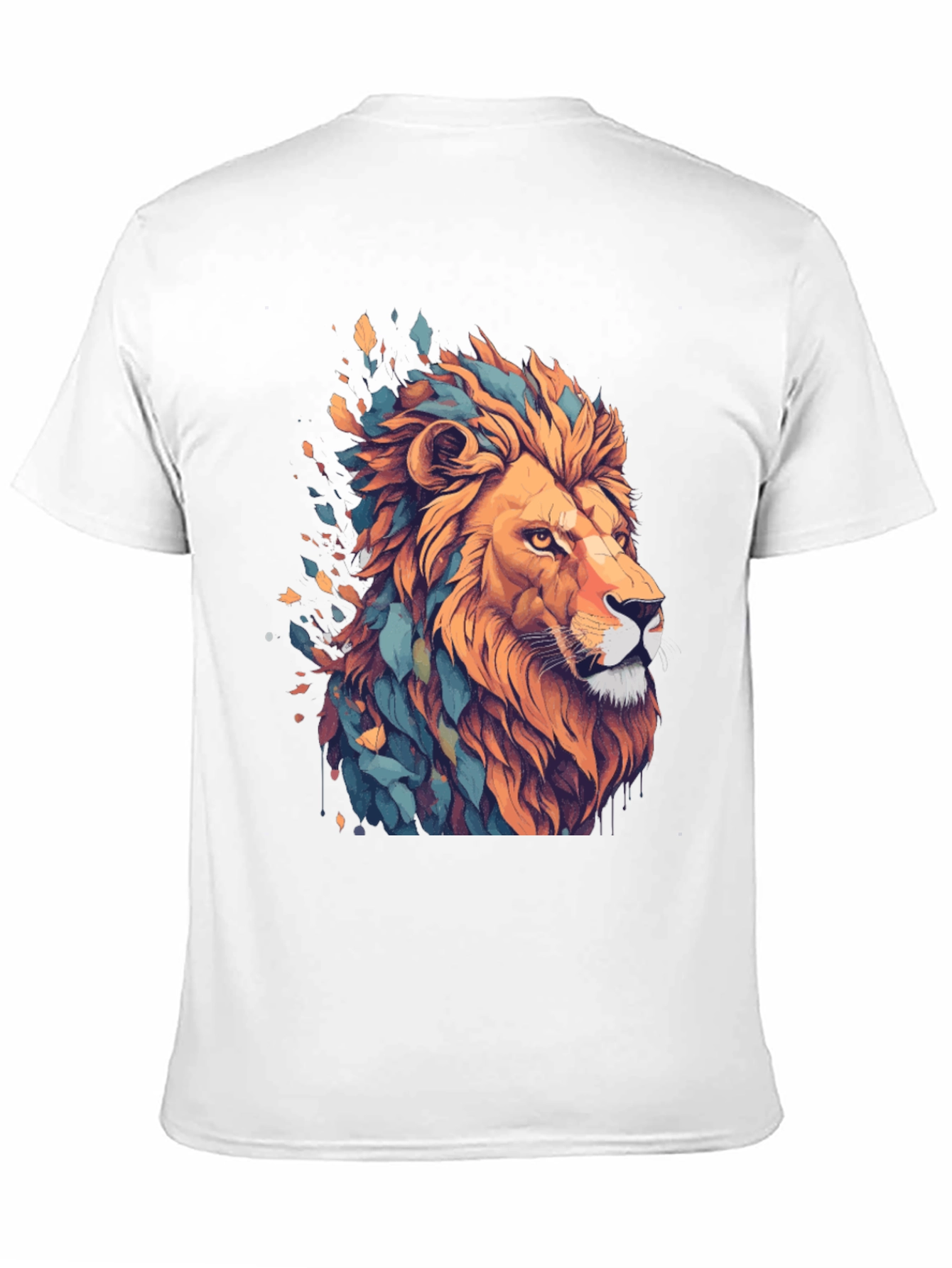 Black Lion Graphic Tee - Stylish Men's Black T-Shirt view 11