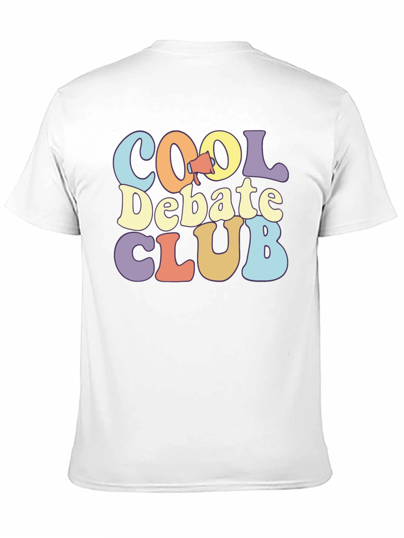 Black Cool Debate Club Black T-Shirt view 11