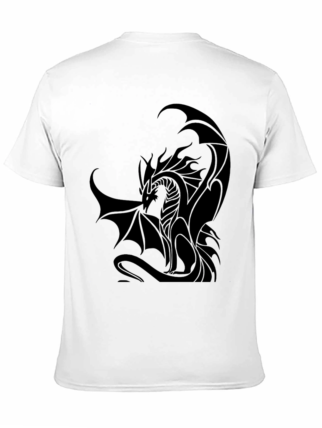 Black Dragon Graphic Black T-Shirt view 11